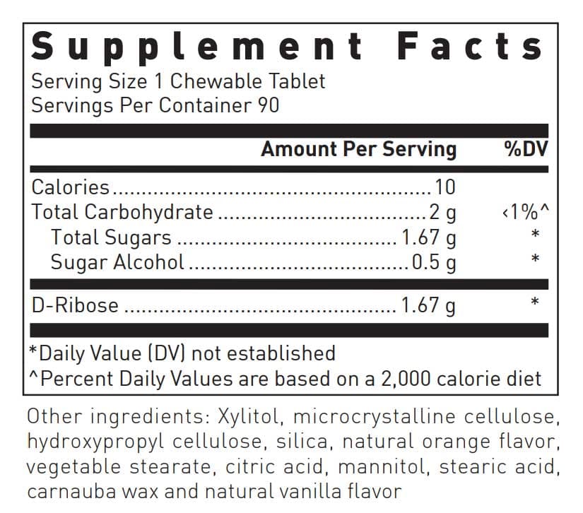 Douglas Laboratories Corvalen Chews Ingredients