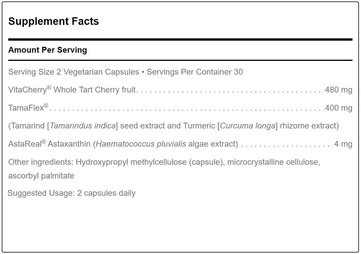 Douglas Laboratories Klean Joint & Muscle Ingredients