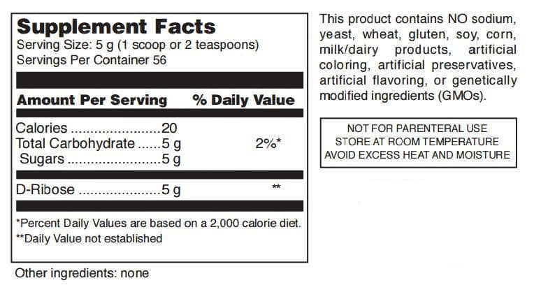 Douglas Laboratories Corvalen Ribose Ingredients