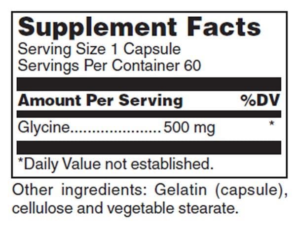 Douglas Laboratories Glycine 500 mg