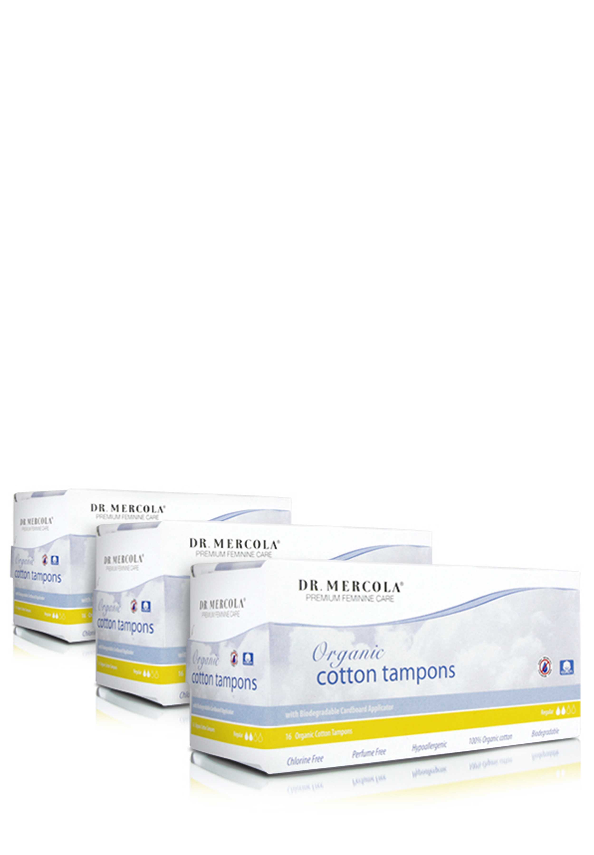 Dr. Mercola Organic Cotton Tampon Regular