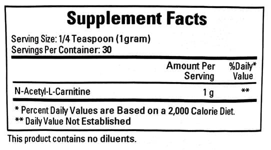 Ecological Formulas/Cardiovascular Research ALC 1000 Ingredients