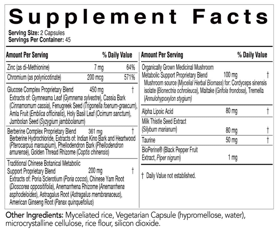 EcoNugenics ecoMetabolic Ingredients
