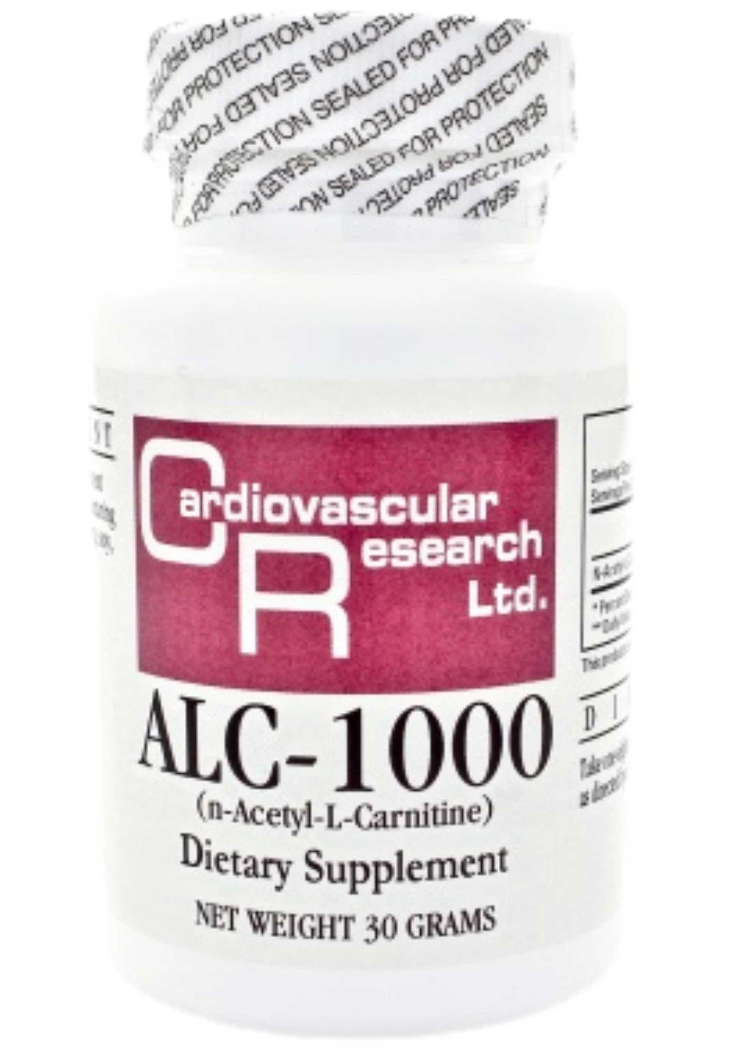 Ecological Formulas/Cardiovascular Research ALC 1000 Ecological Formulas/Cardiovascular Research ALC 1000