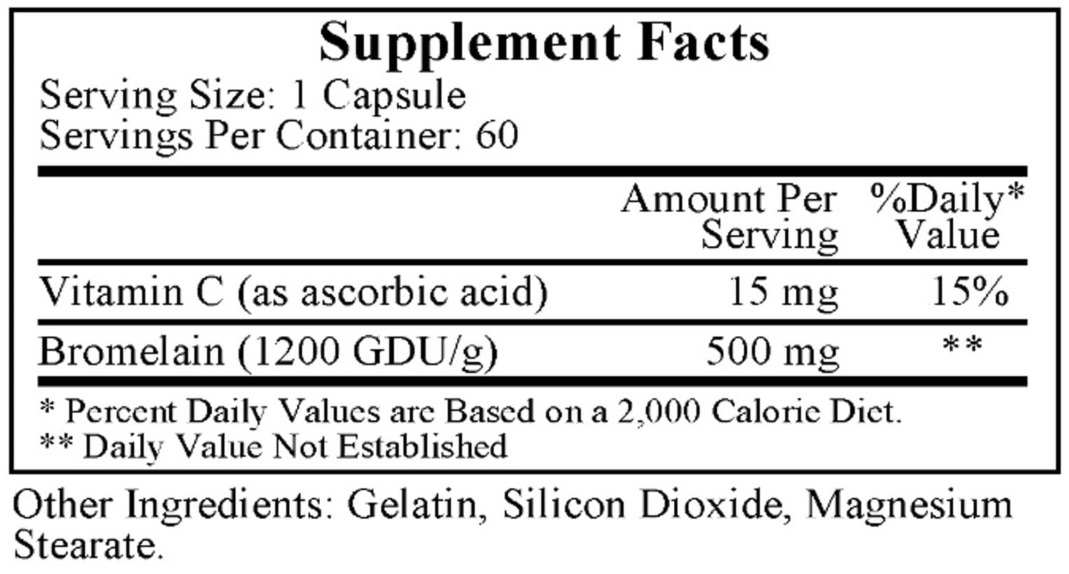 Ecological Formulas/Cardiovascular Research Inflazyme Ingredients