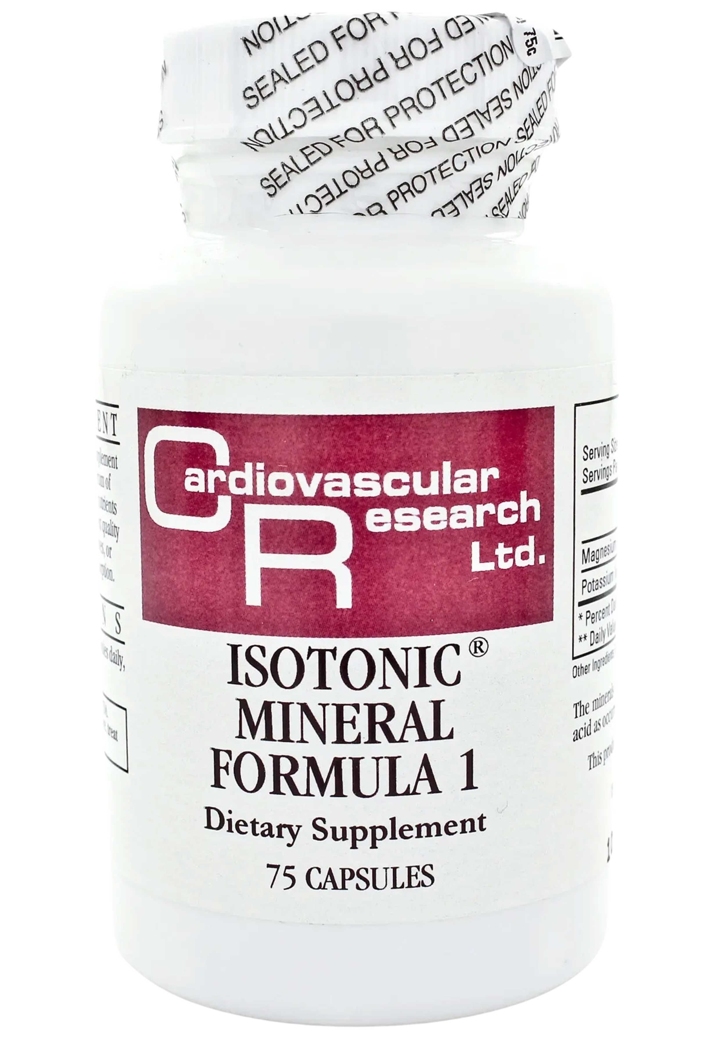 Ecological Formulas/Cardiovascular Research Isotonic Mineral Formula 1