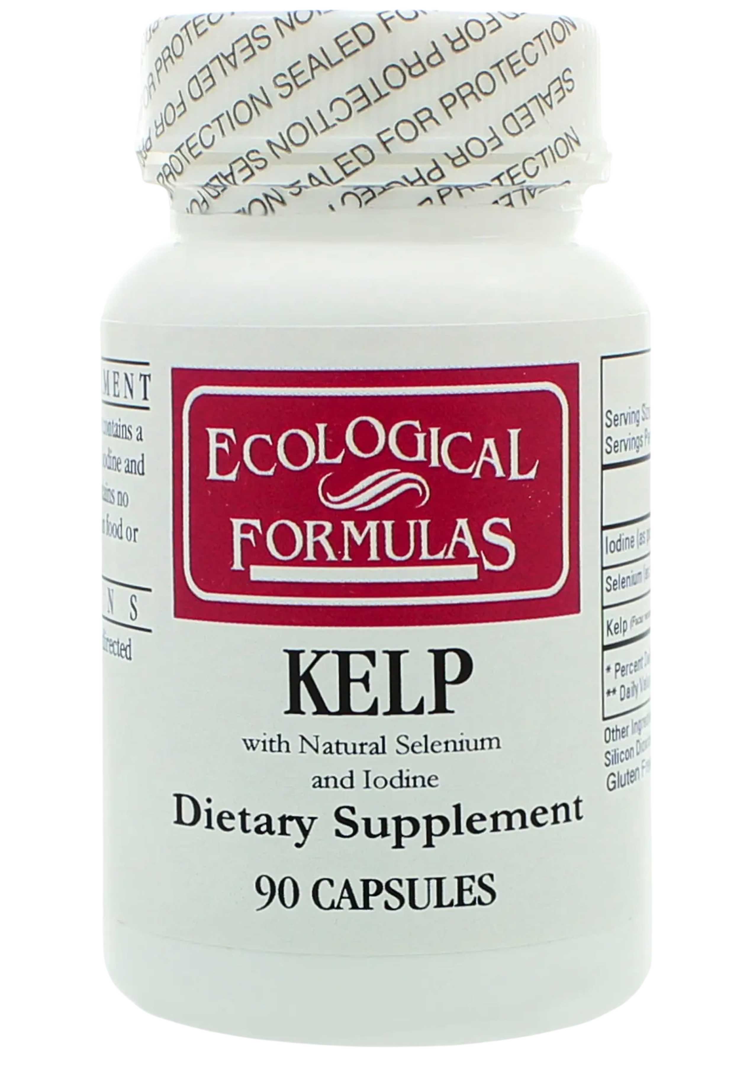 Ecological Formulas/Cardiovascular Research Kelp with Natural Selenium and Iodine
