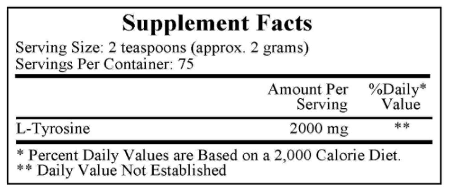 Ecological Formulas/Cardiovascular Research L-Tyrosine Ingredients