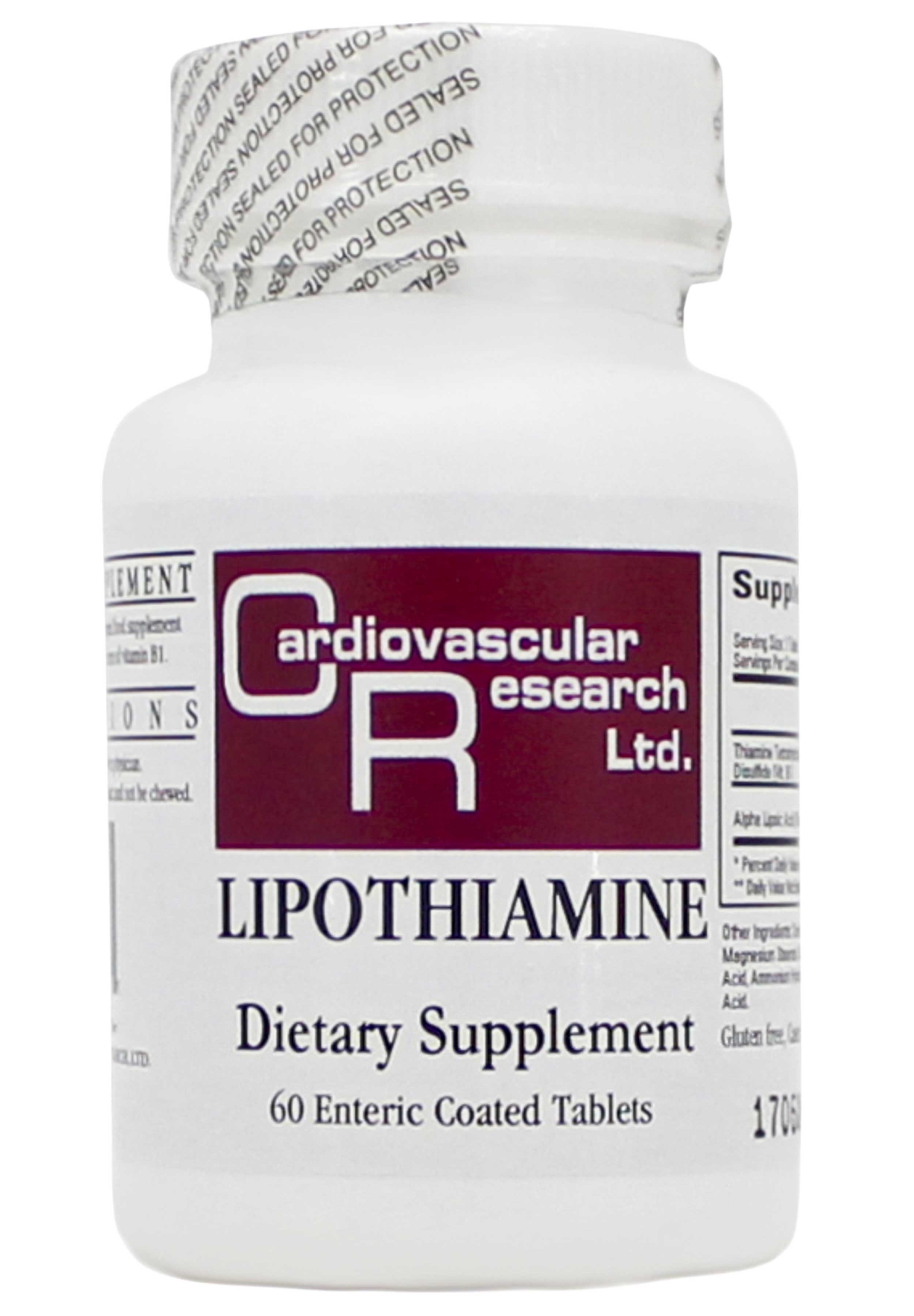 Ecological Formulas/Cardiovascular Research Lipothiamine