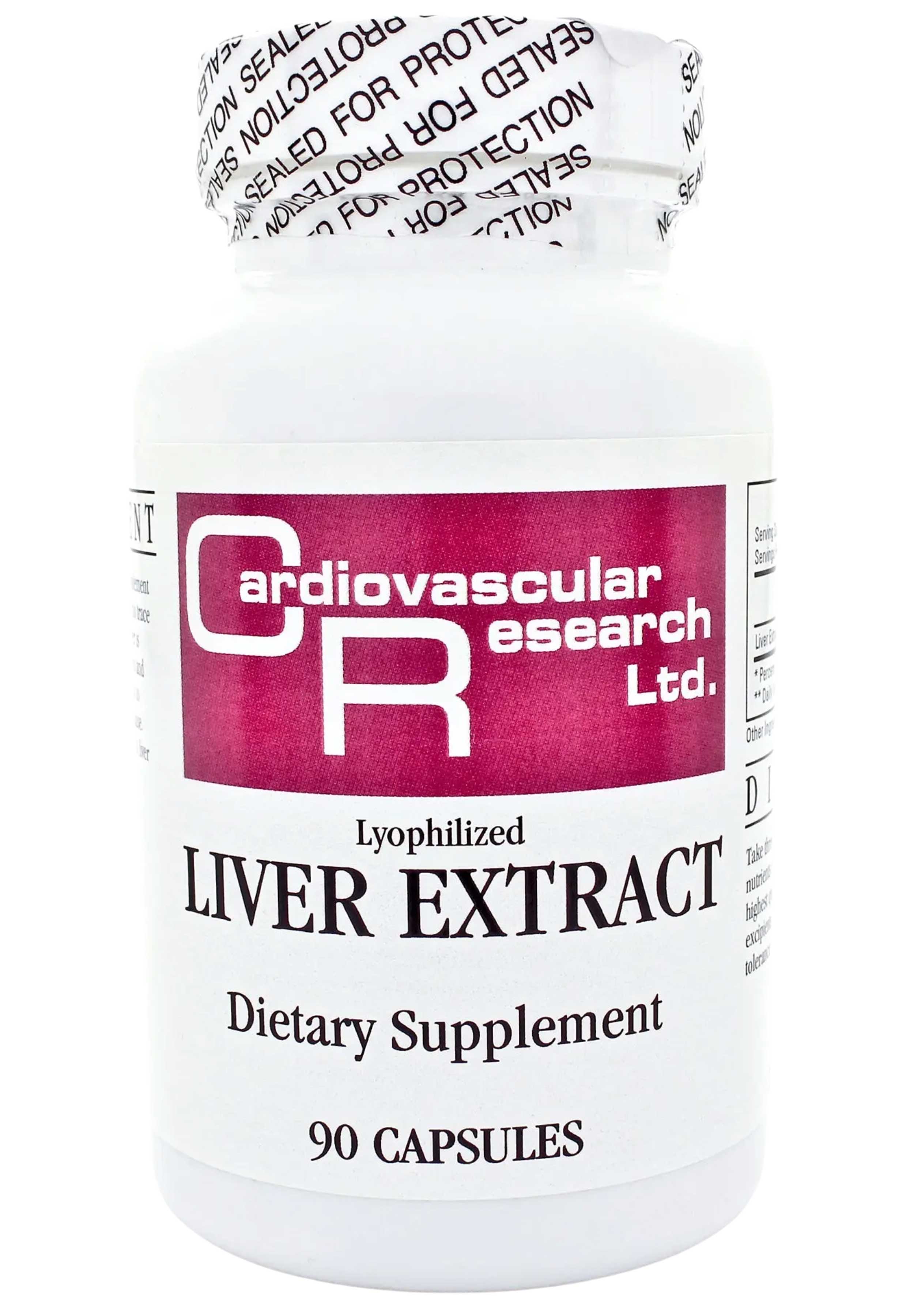 Ecological Formulas/Cardiovascular Research Lyophilized Liver Extract