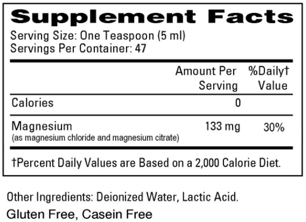 Ecological Formulas/Cardiovascular Research Magnesium Solution Ingredients