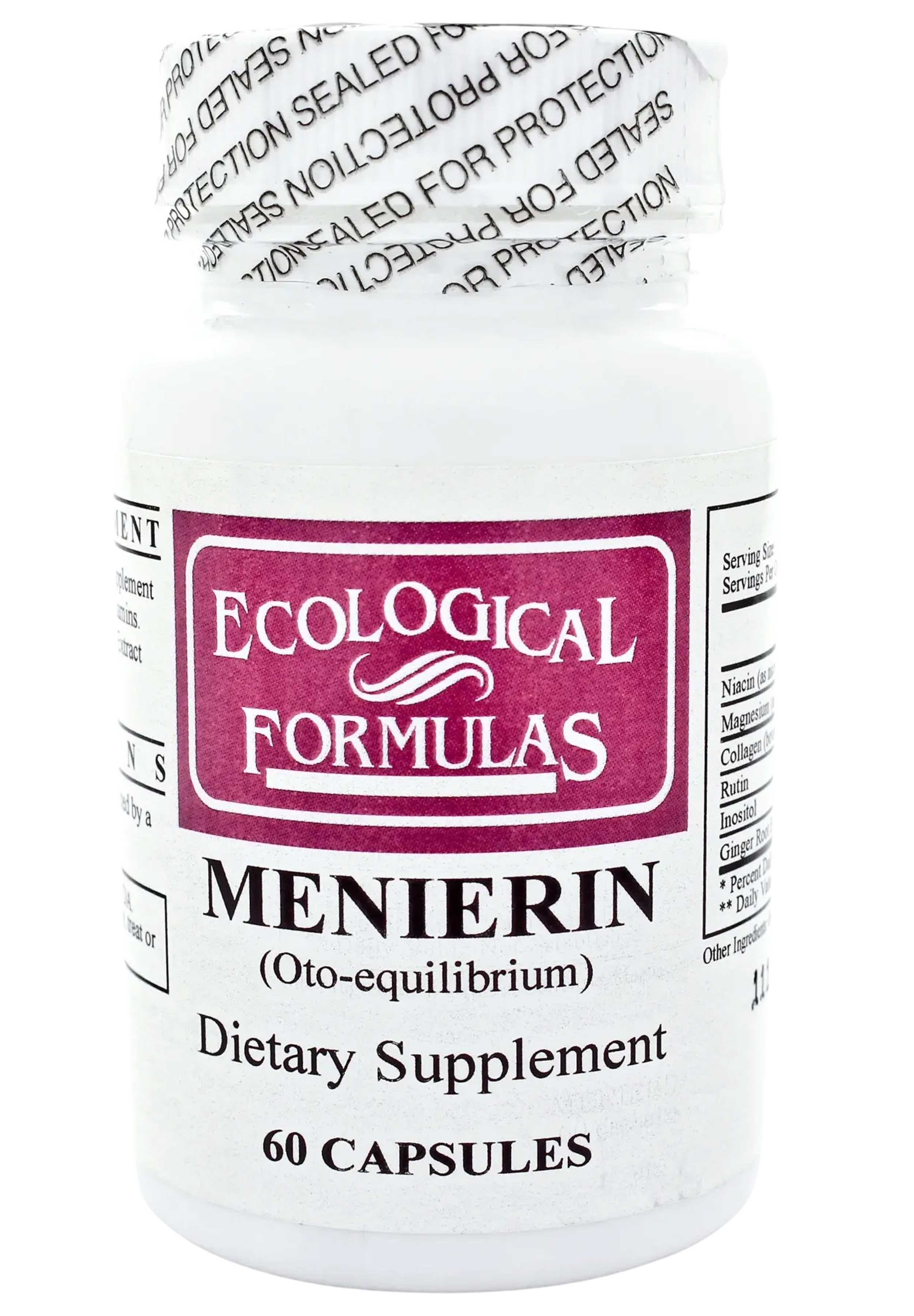 Ecological Formulas/Cardiovascular Research Menierin (Oto-equilibrium)