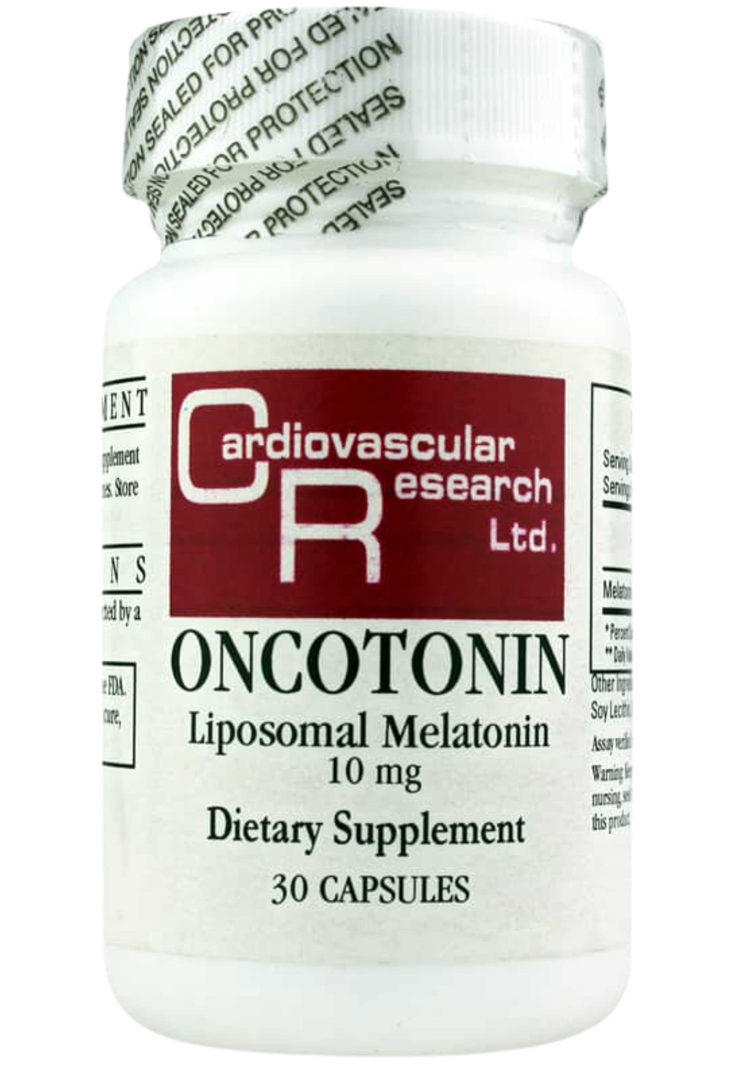 Ecological Formulas/Cardiovascular Research Oncotonin Liposomal Melatonin 10 mg