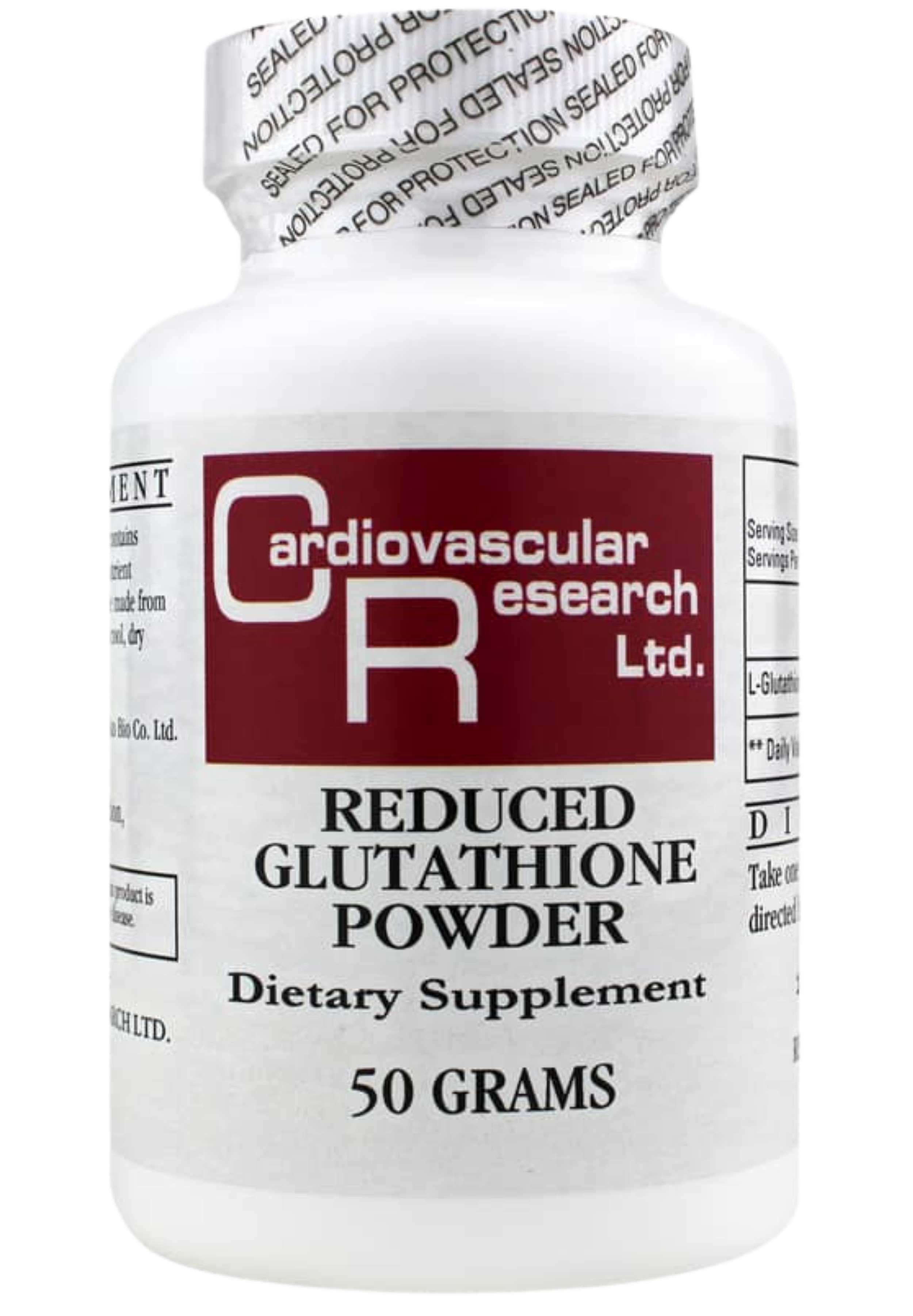 Ecological Formulas/Cardiovascular Research Reduced Glutathione Powder Ecological Formulas/Cardiovascular Research Reduced Glutathione Powder