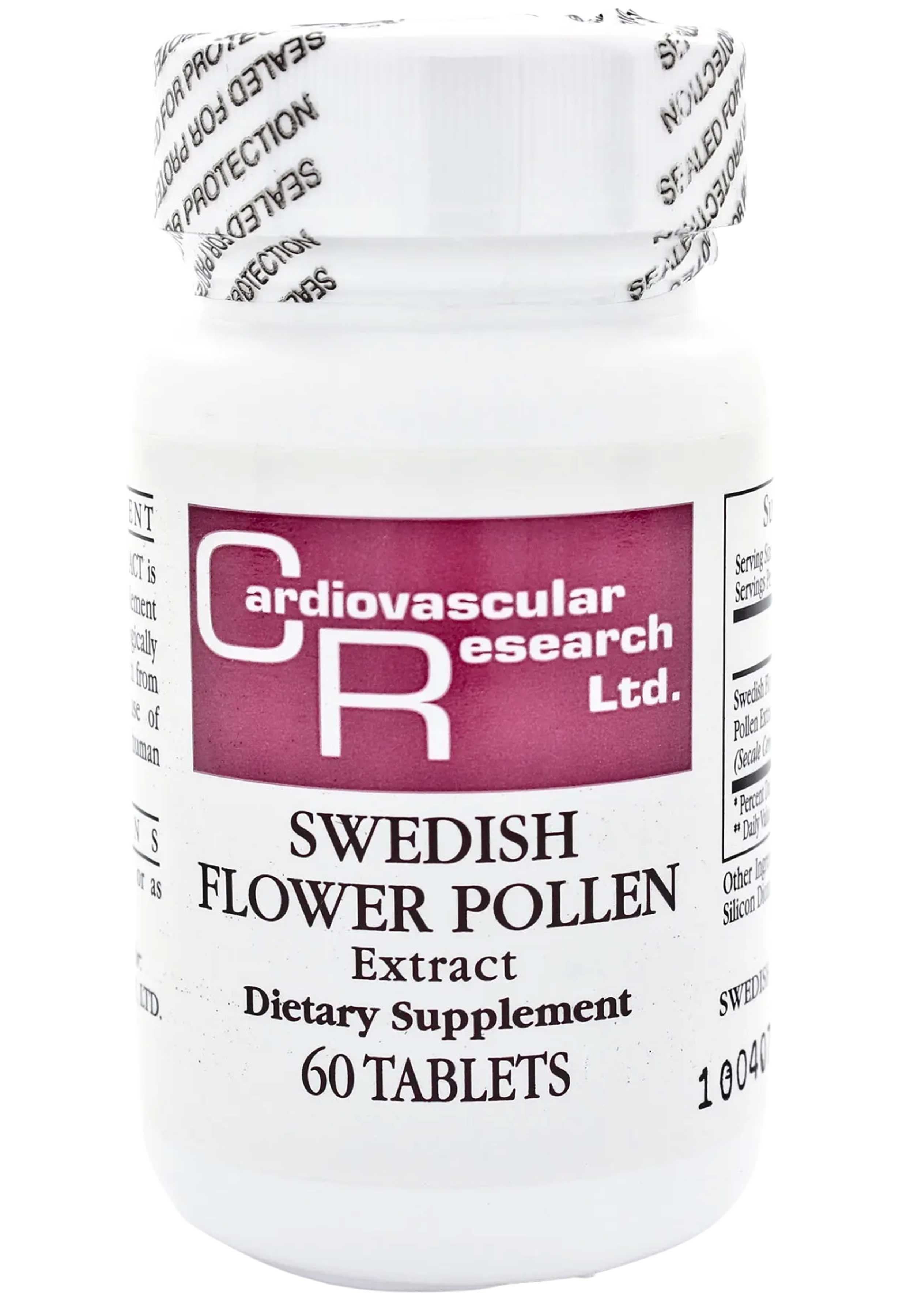 Ecological Formulas/Cardiovascular Research Swedish Flower Pollen