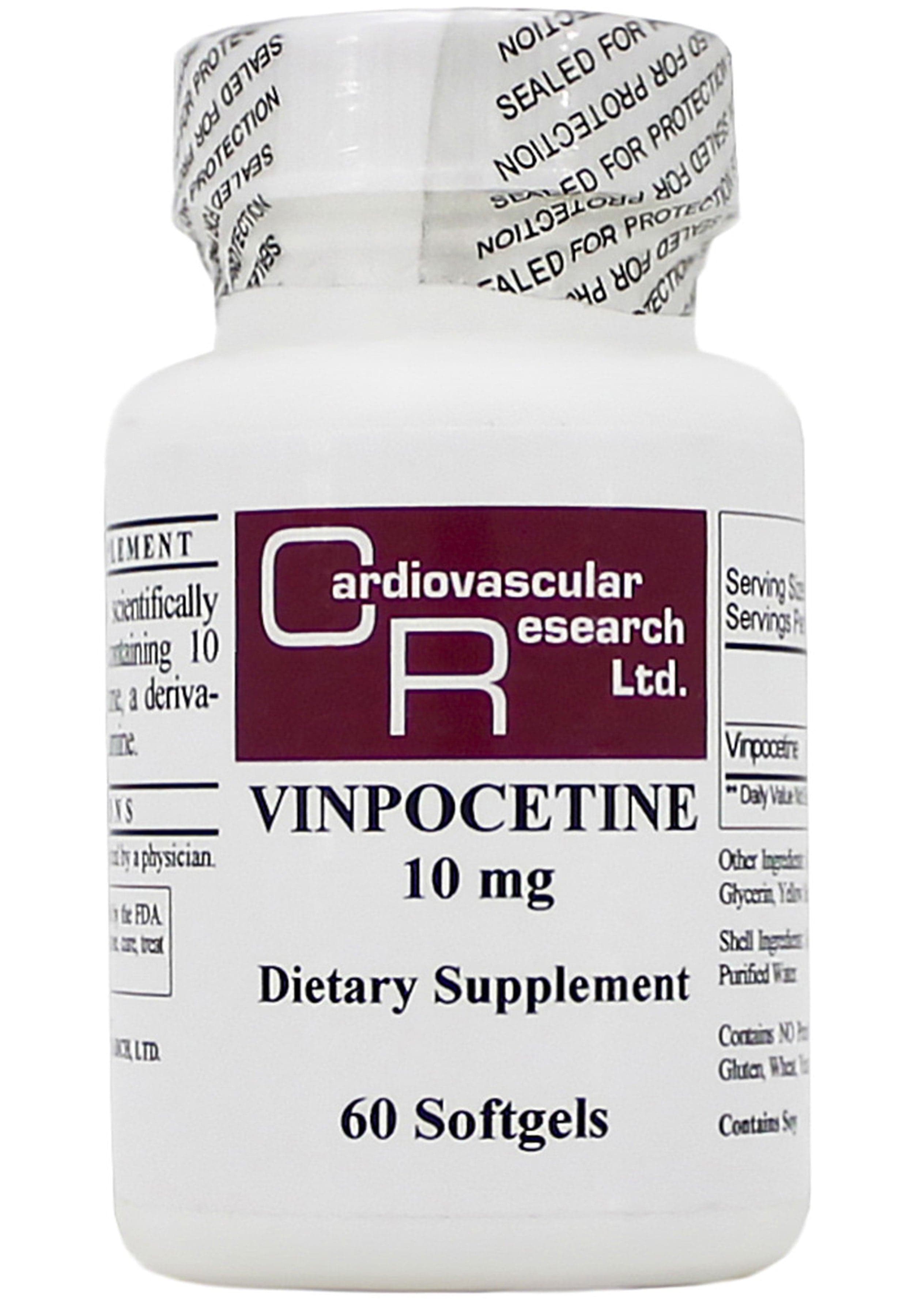 Ecological Formulas/Cardiovascular Research Vinpocetine 10mg