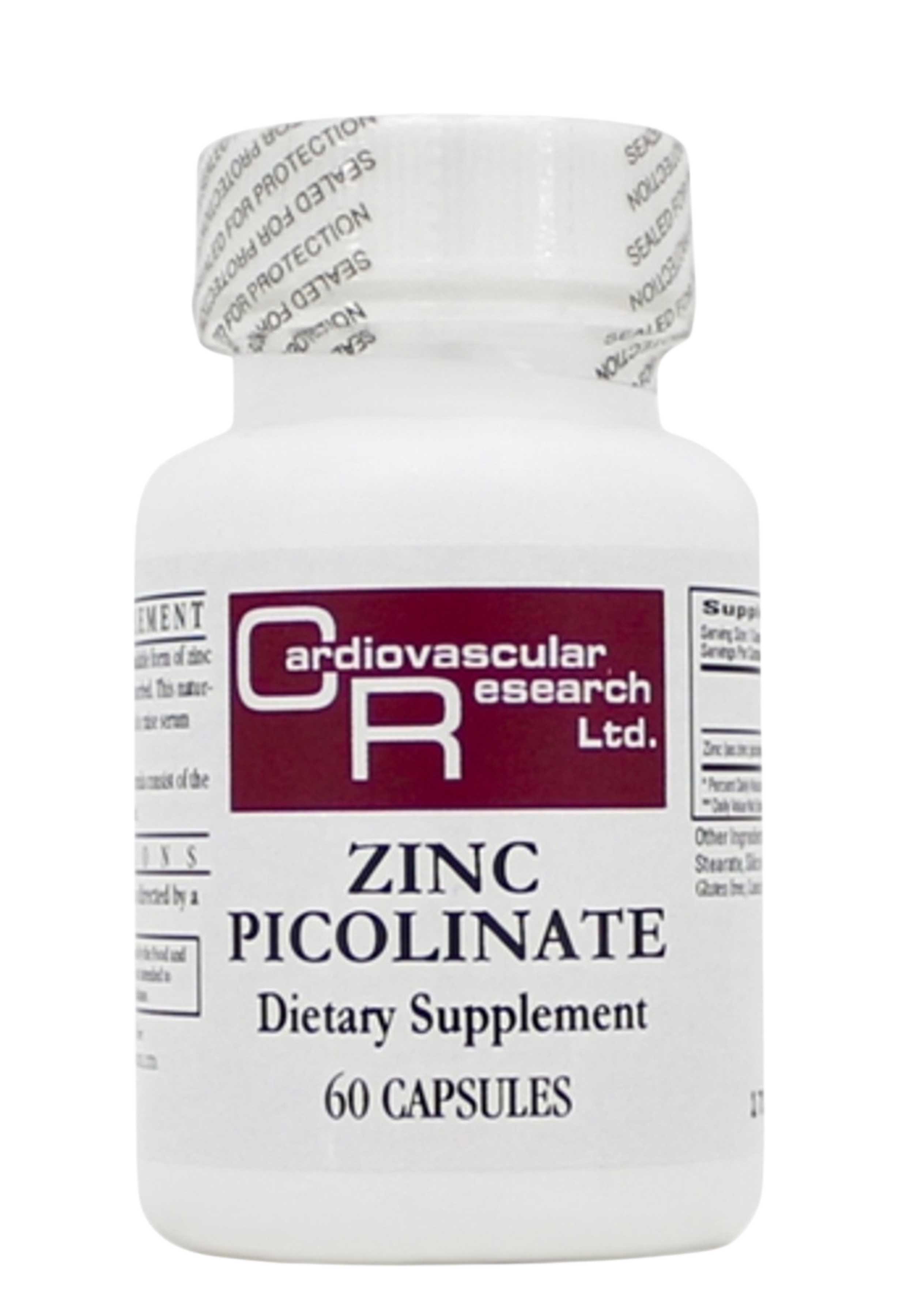 Ecological Formulas/Cardiovascular Research Zinc Picolinate 25mg