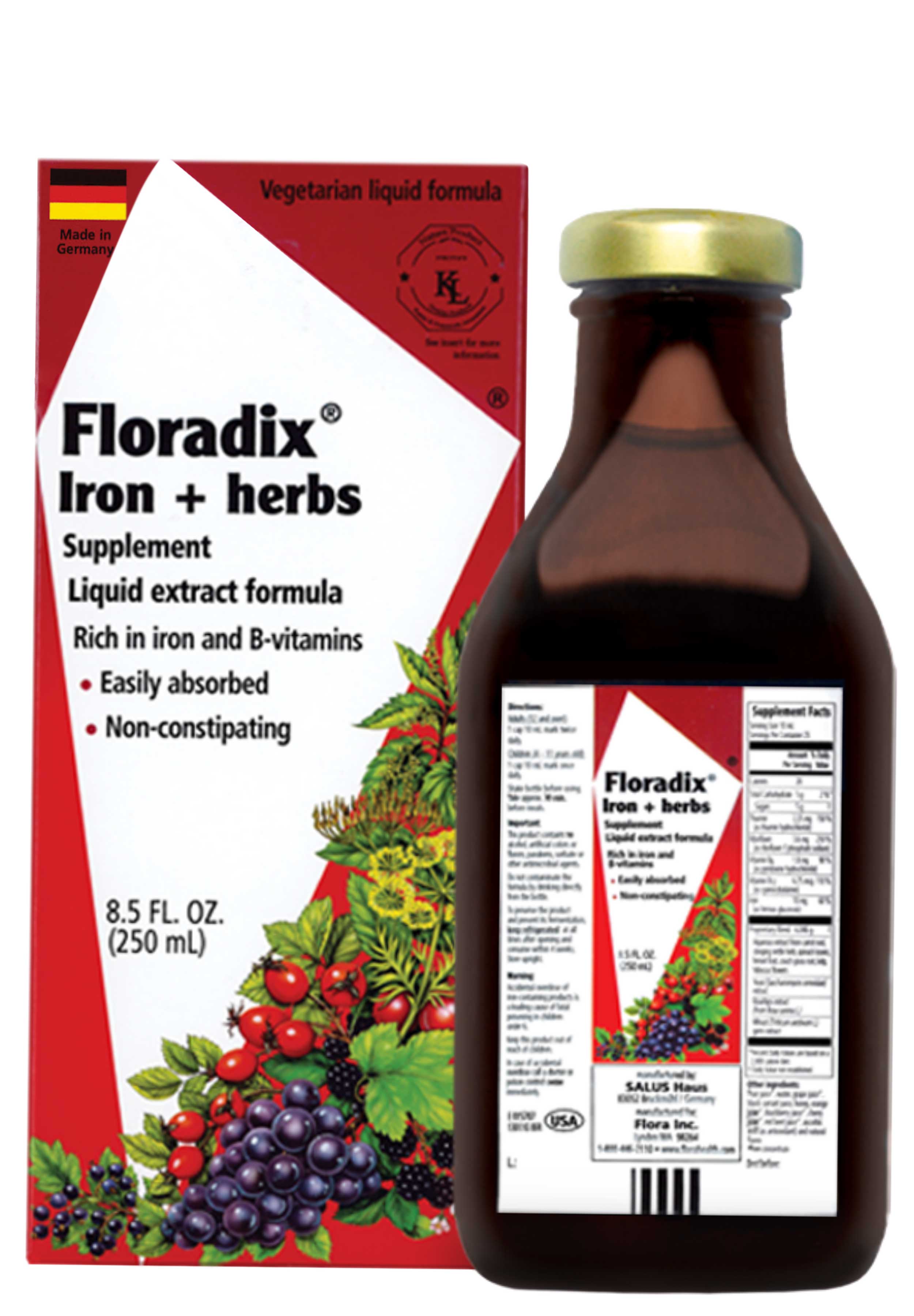 Flora Floradix Iron + Herbs