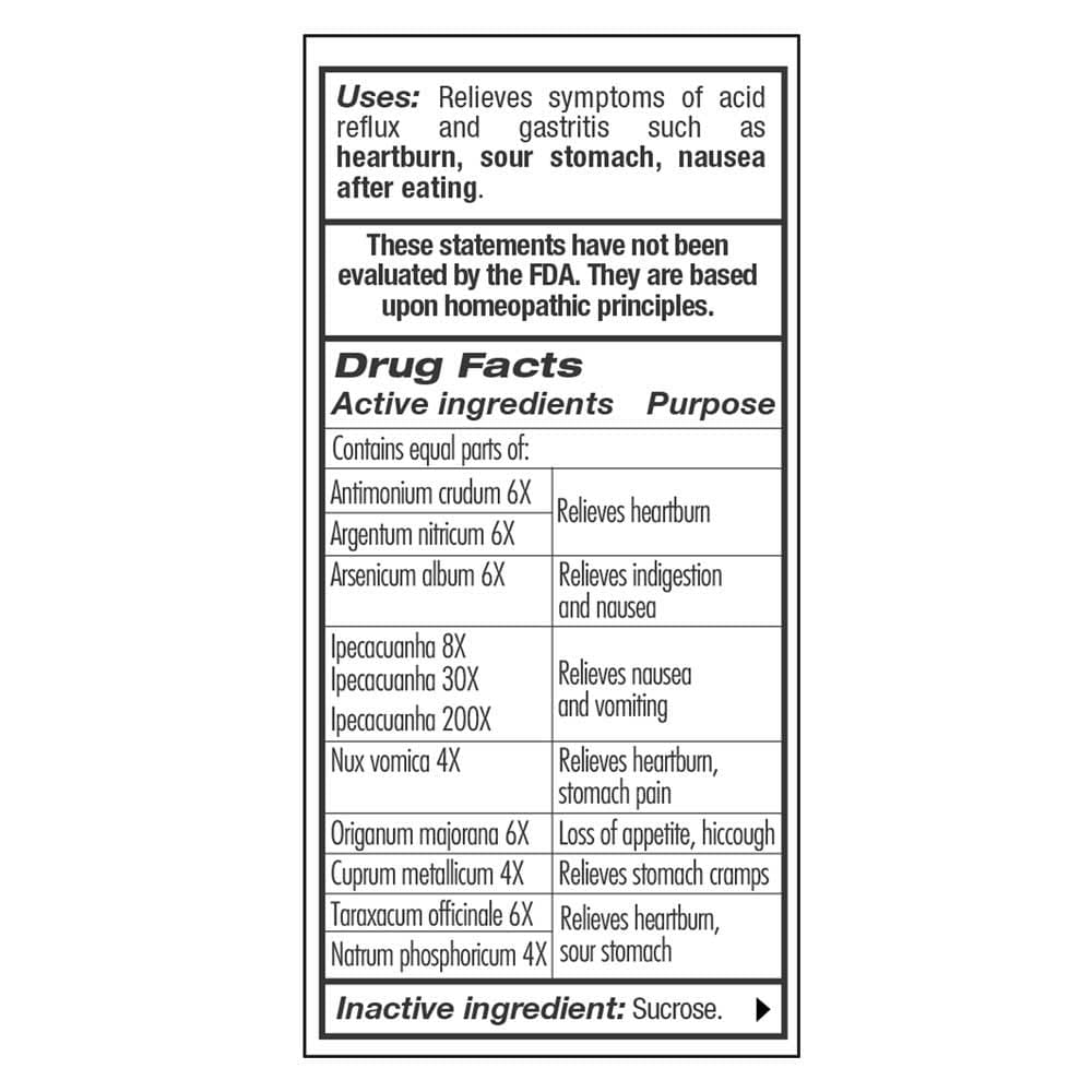 GUNA Biotherapeutics GUNA-Stomach Plus Ingredients