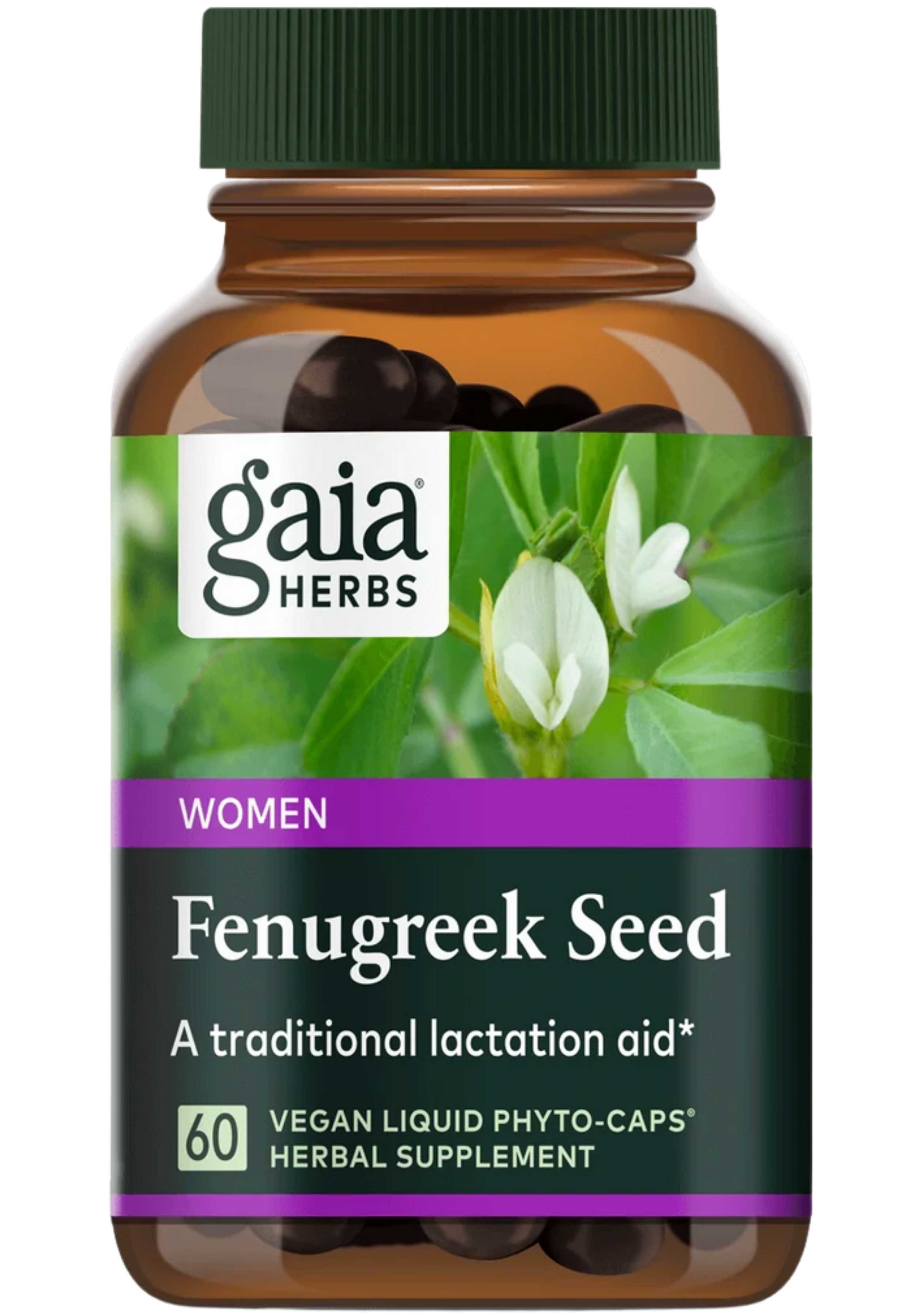 Gaia Herbs Fenugreek Seed Capsules