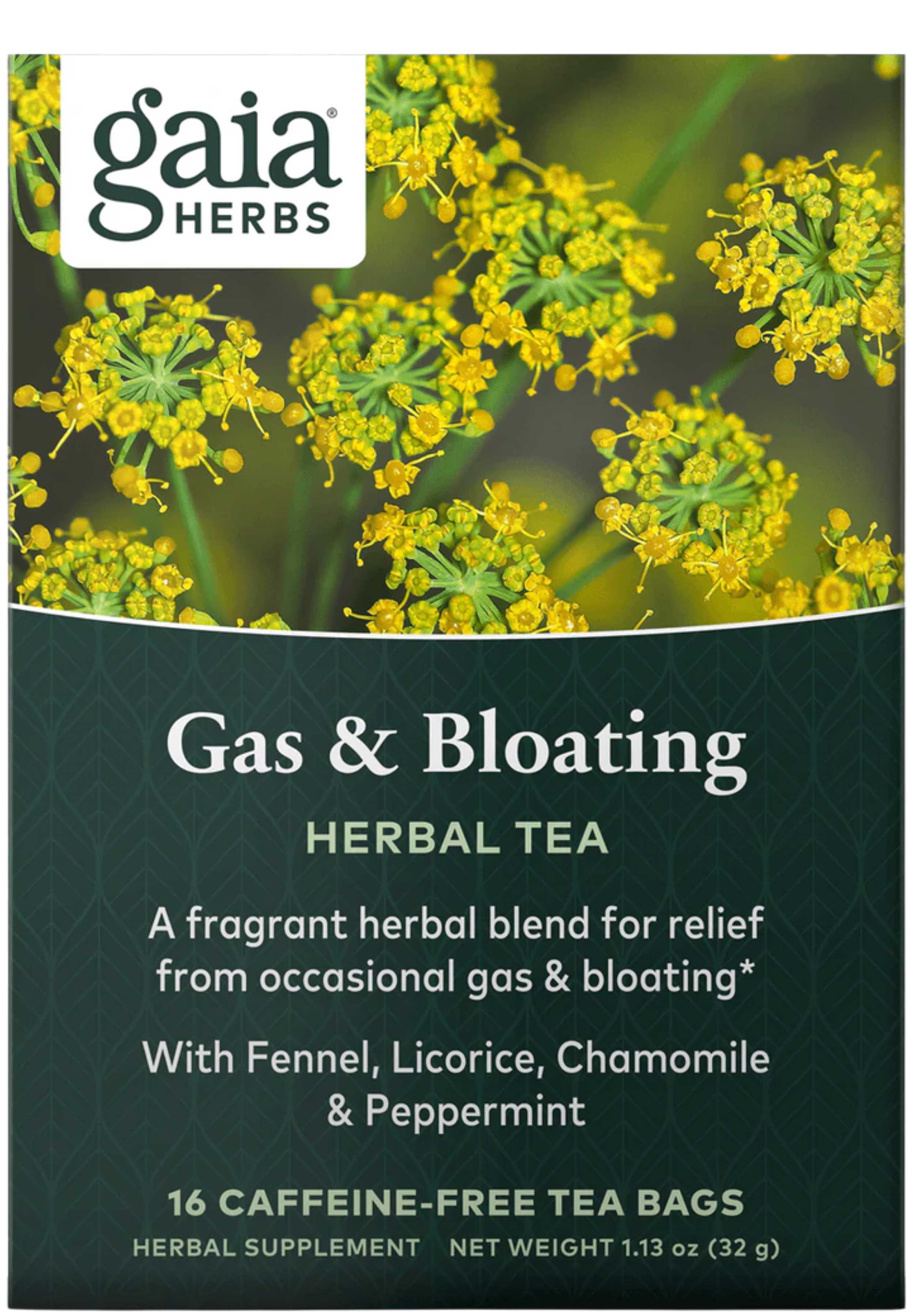 Gaia Herbs Gas & Bloating Herbal Tea