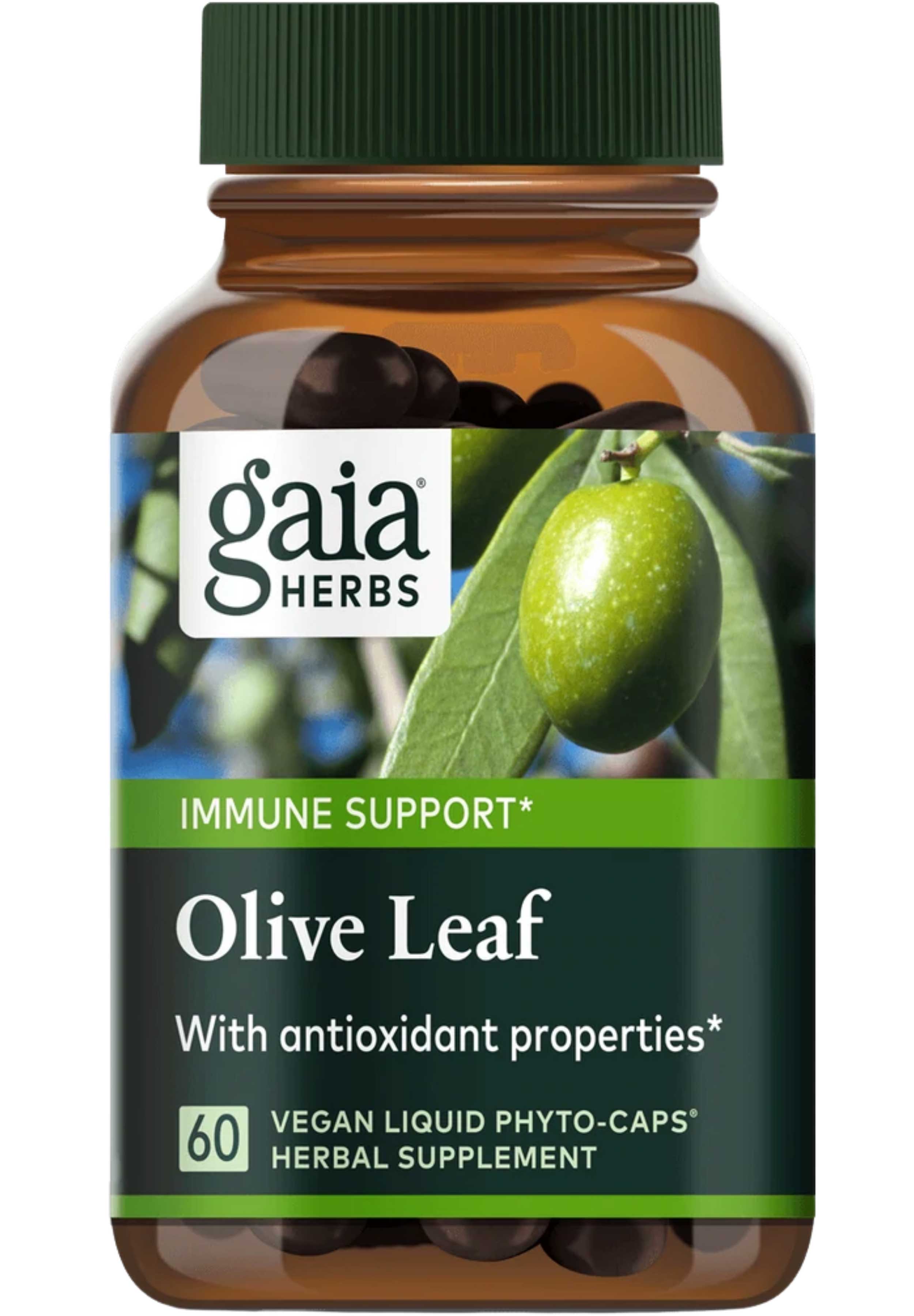 Gaia Herbs Olive Leaf Capsules