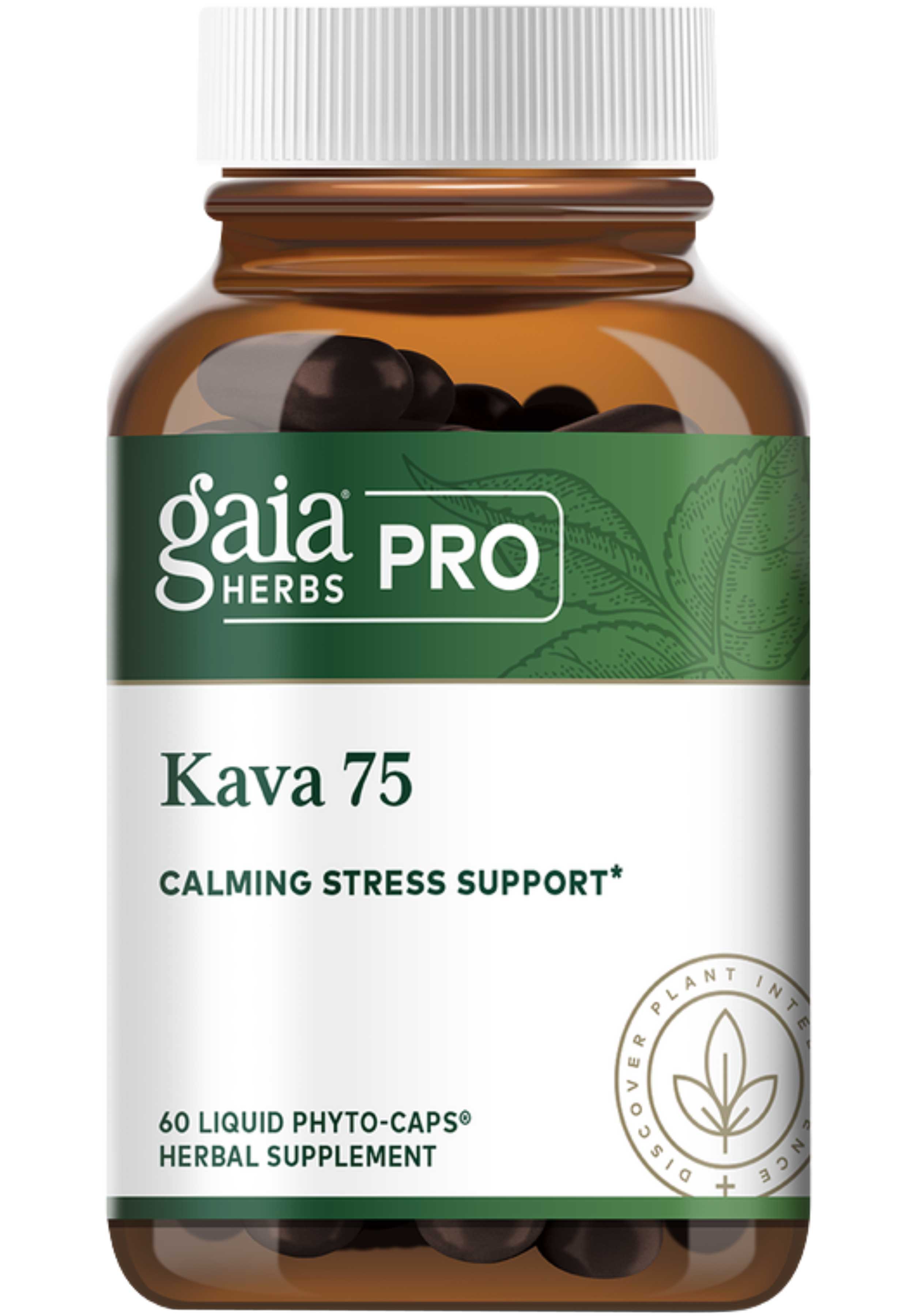 Gaia Herbs Professional Solutions Kava 75 (Formerly Kava Kava)