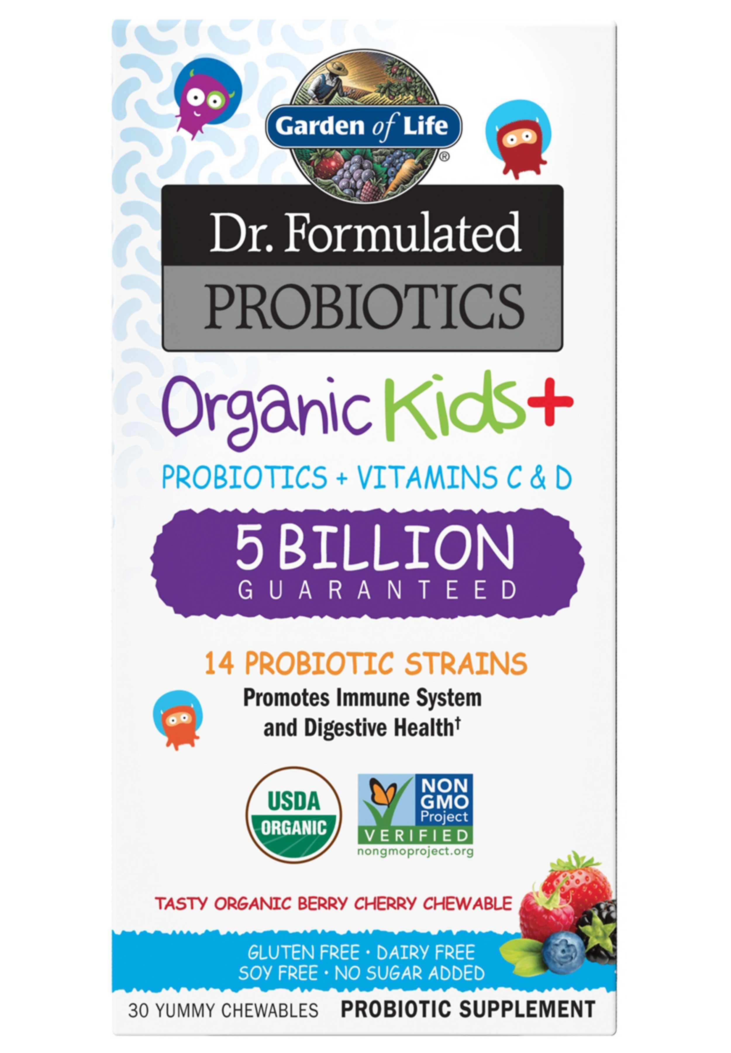 Garden of Life Dr. Formulated Probiotics Organic Kids+