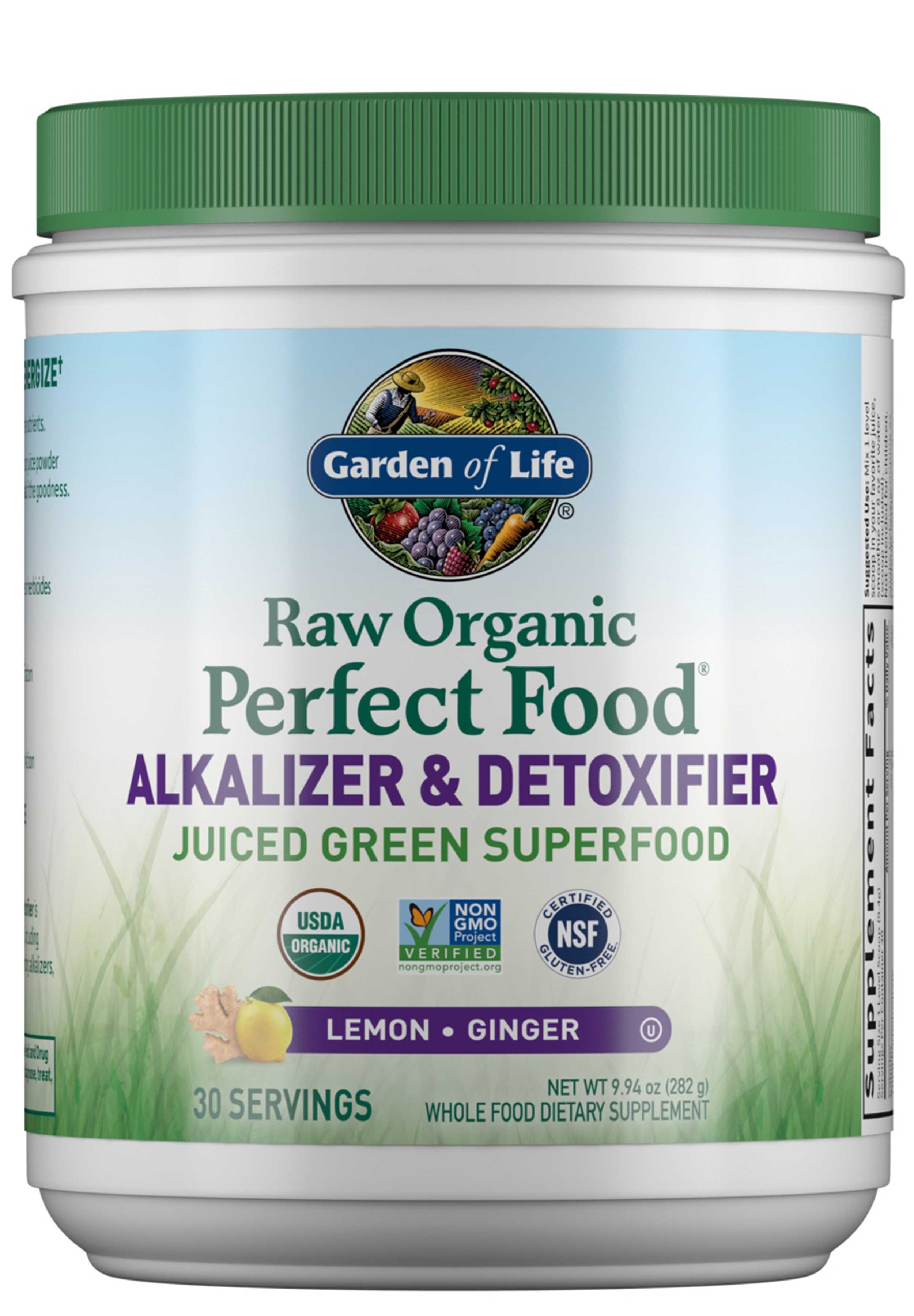 Garden of Life Raw Organic Perfect Food Alkalizer and Detoxifier Powder