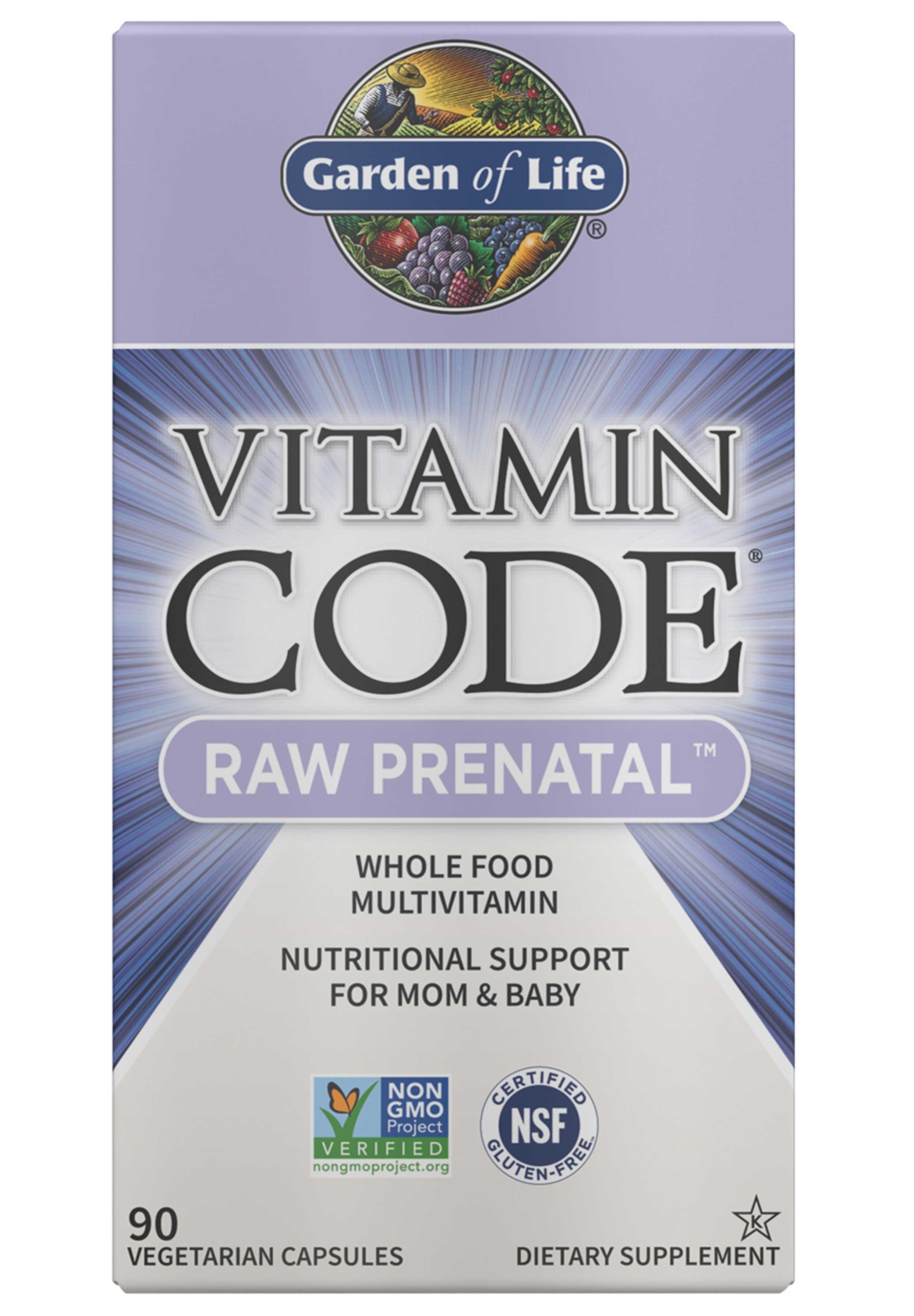 Garden of Life Vitamin Code RAW Prenatal Multivitamin