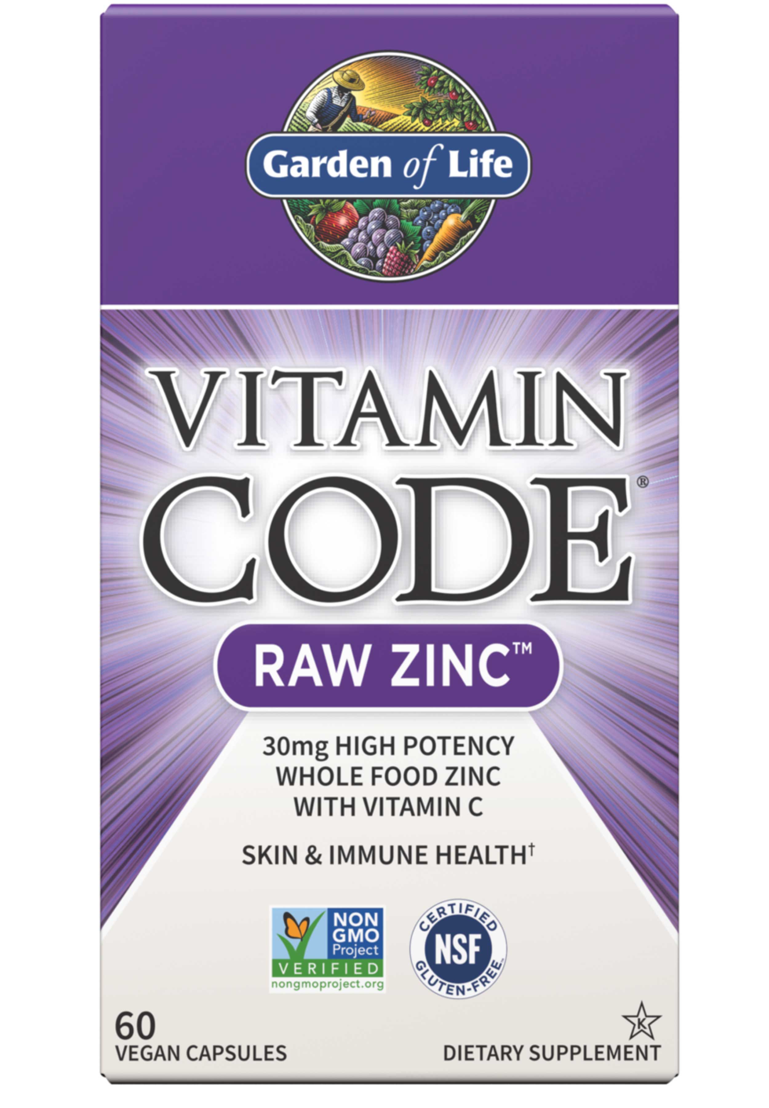 Garden of Life Vitamin Code RAW Zinc
