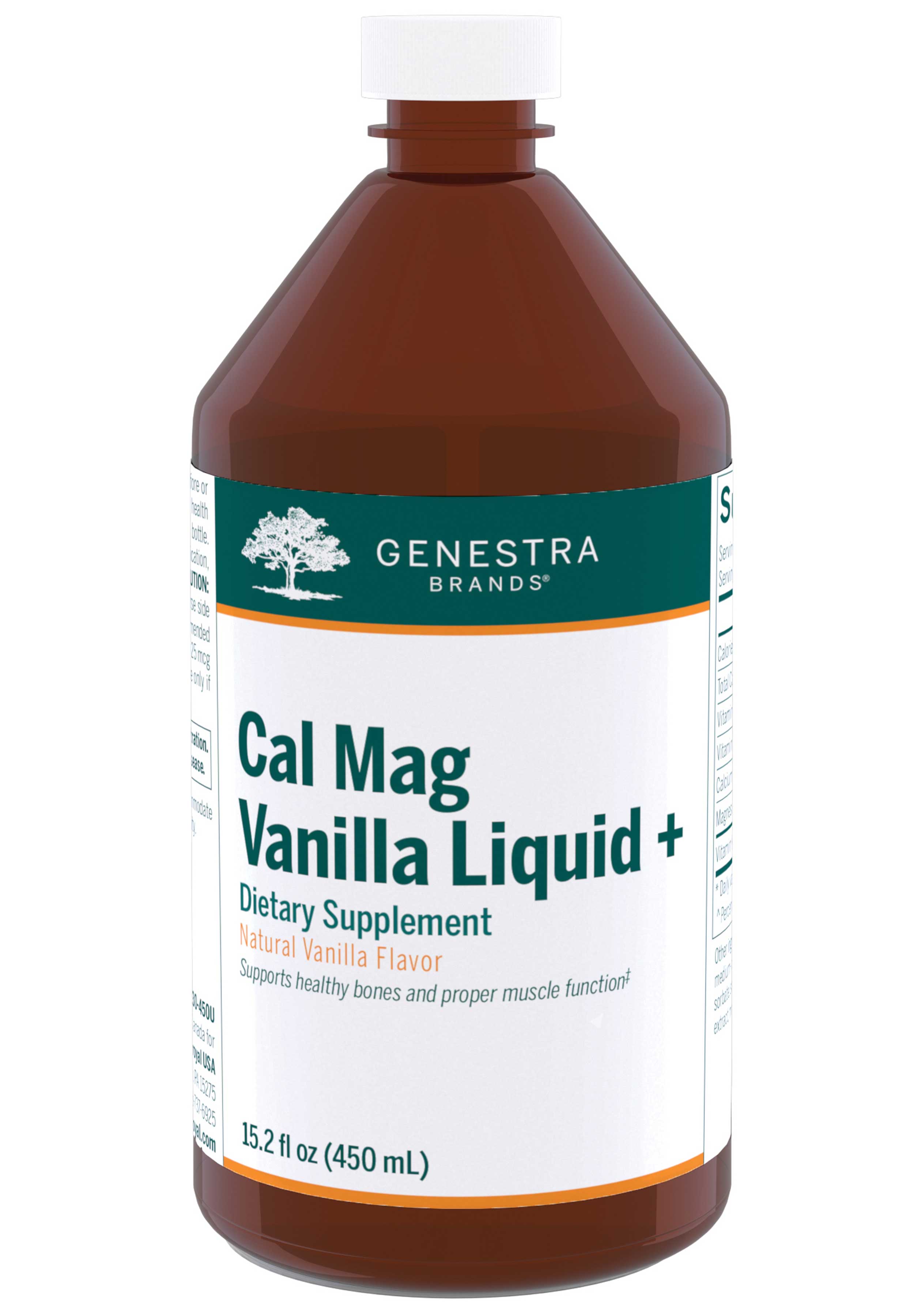 Genestra Brands Cal Mag Vanilla Liquid +