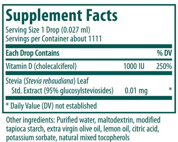 Genestra Brands D-Mulsion 1000 Ingredients