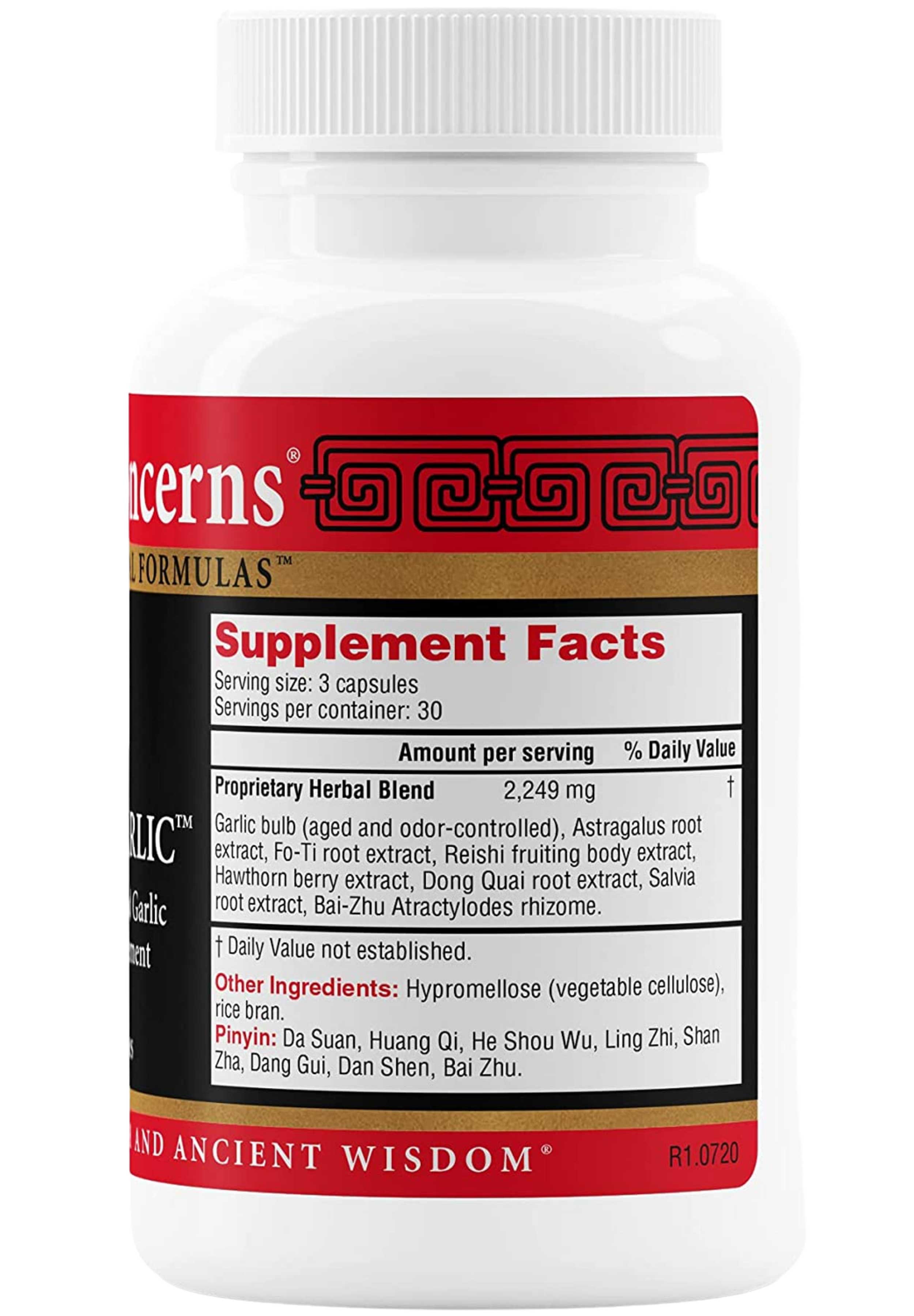 Health Concerns Astra Garlic Ingredients