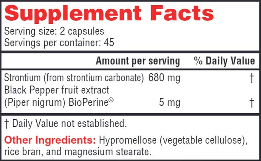 Health Concerns BioStrong Ingredients