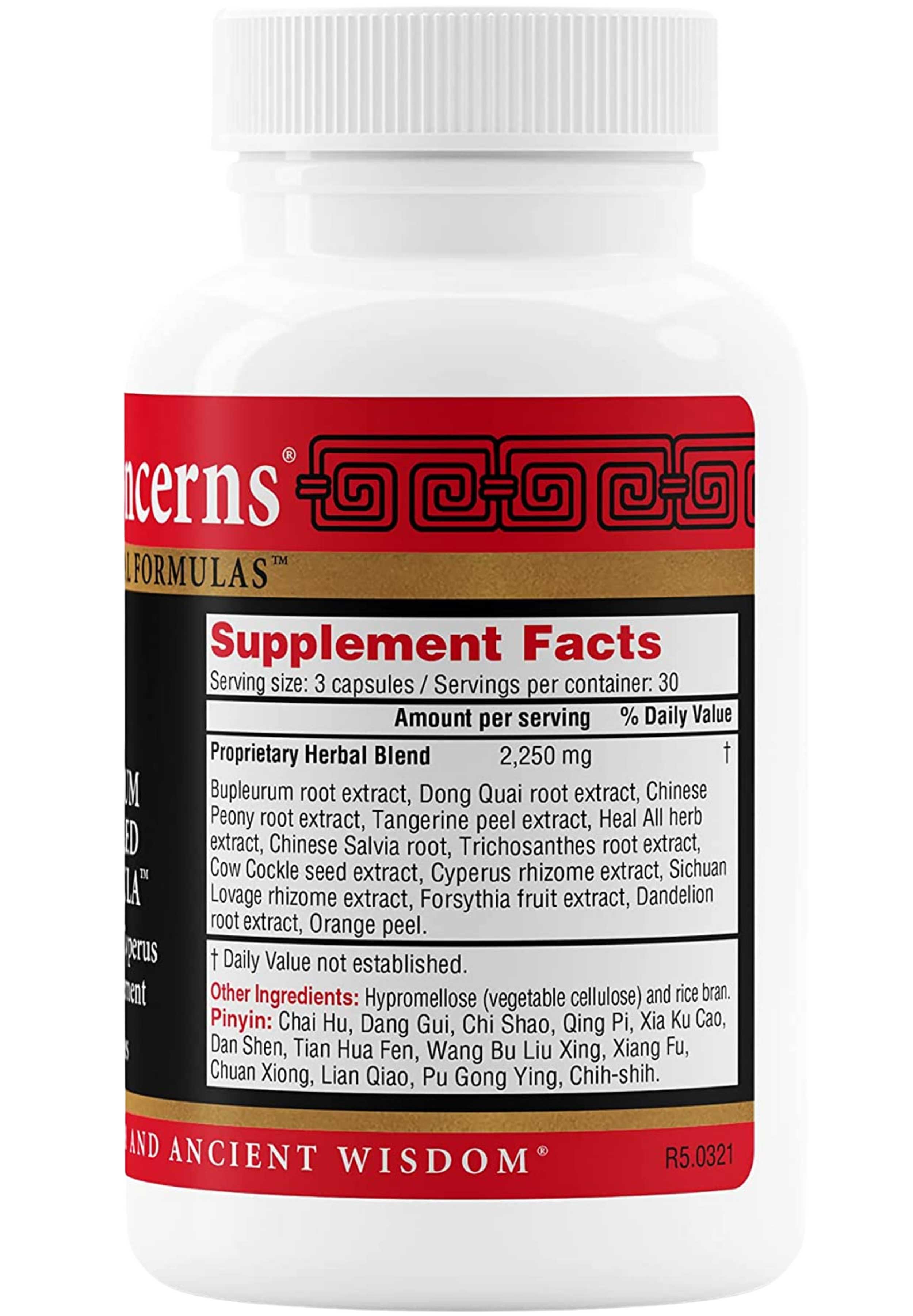 Health Concerns Bupleurum Entangled Qi Formula Ingredients