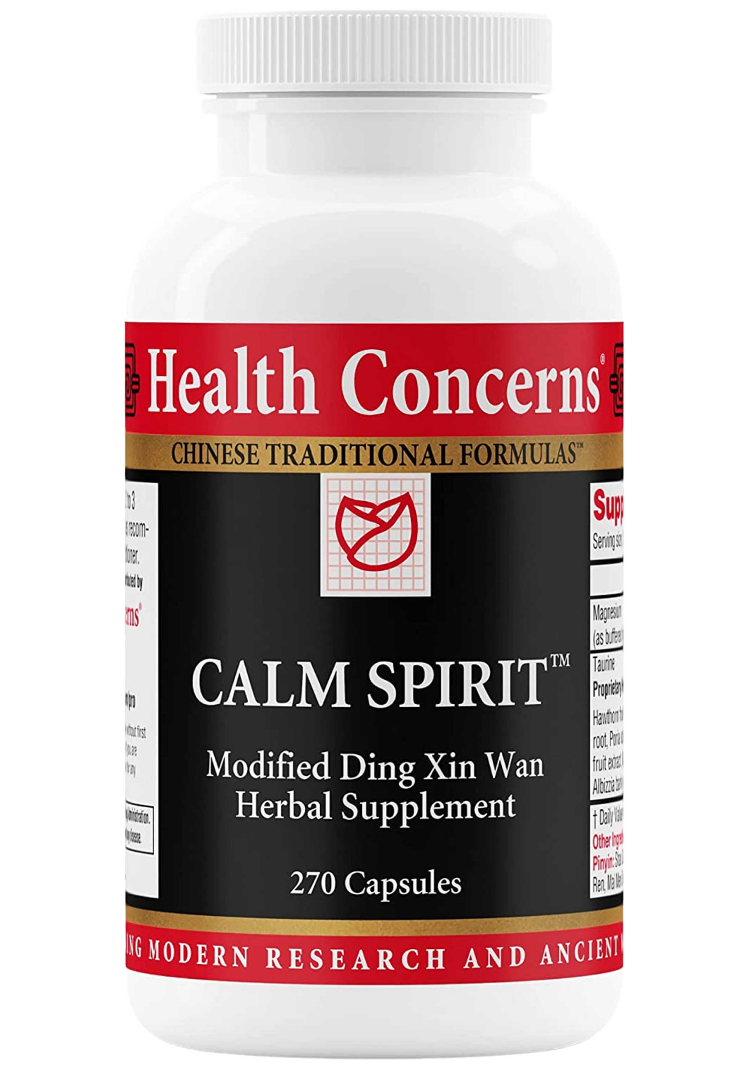 Health Concerns Calm Spirit