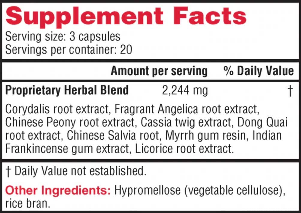 Health Concerns Channel Flow Ingredients