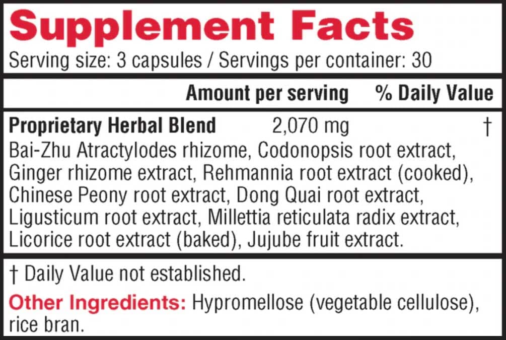 Health Concerns Eight Treasures Ingredients