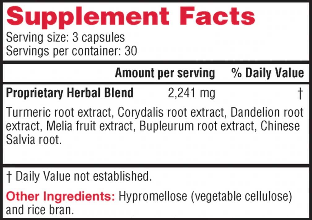 Health Concerns GB-6 Ingredients
