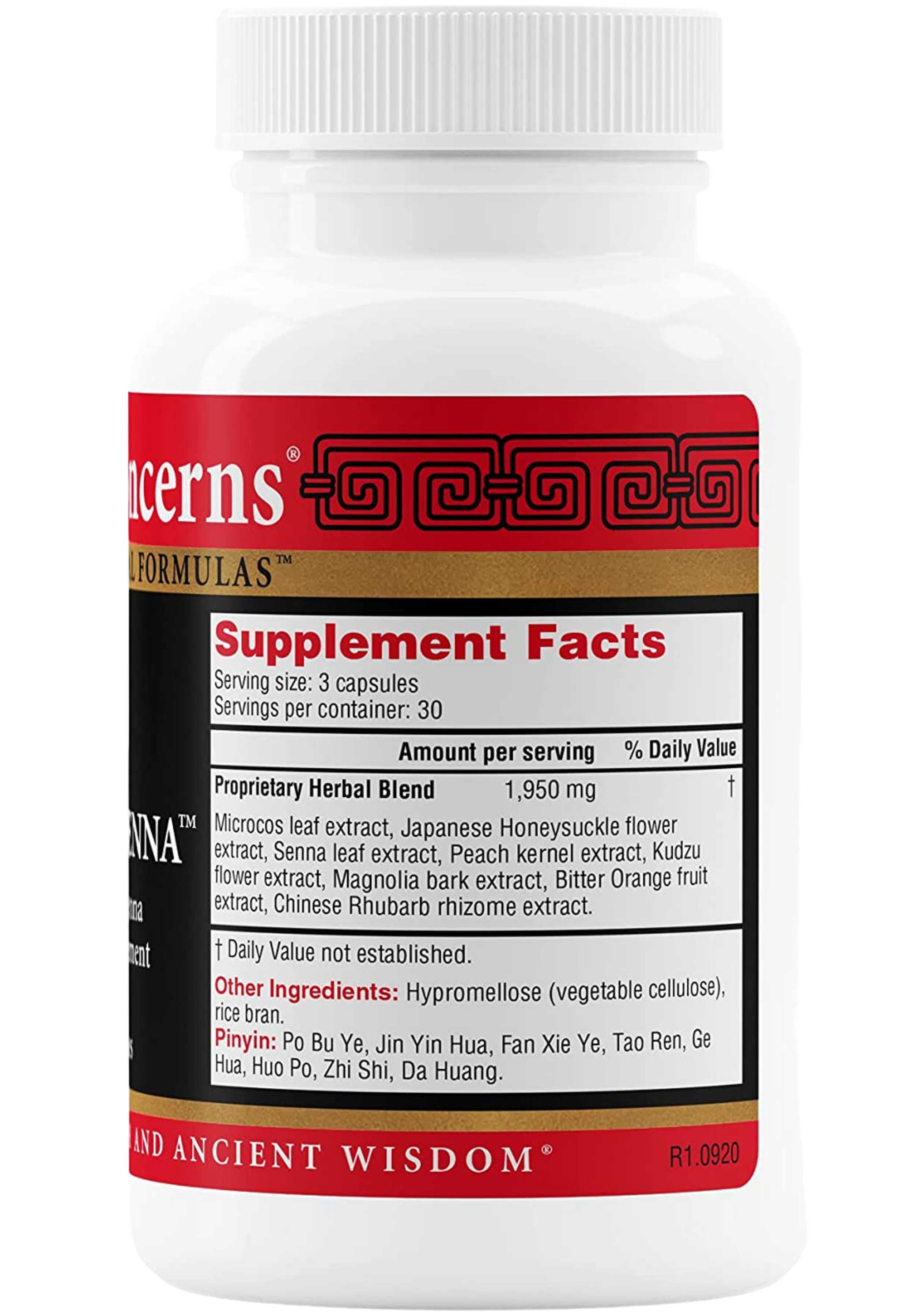 Health Concerns Gentle Senna Ingredients