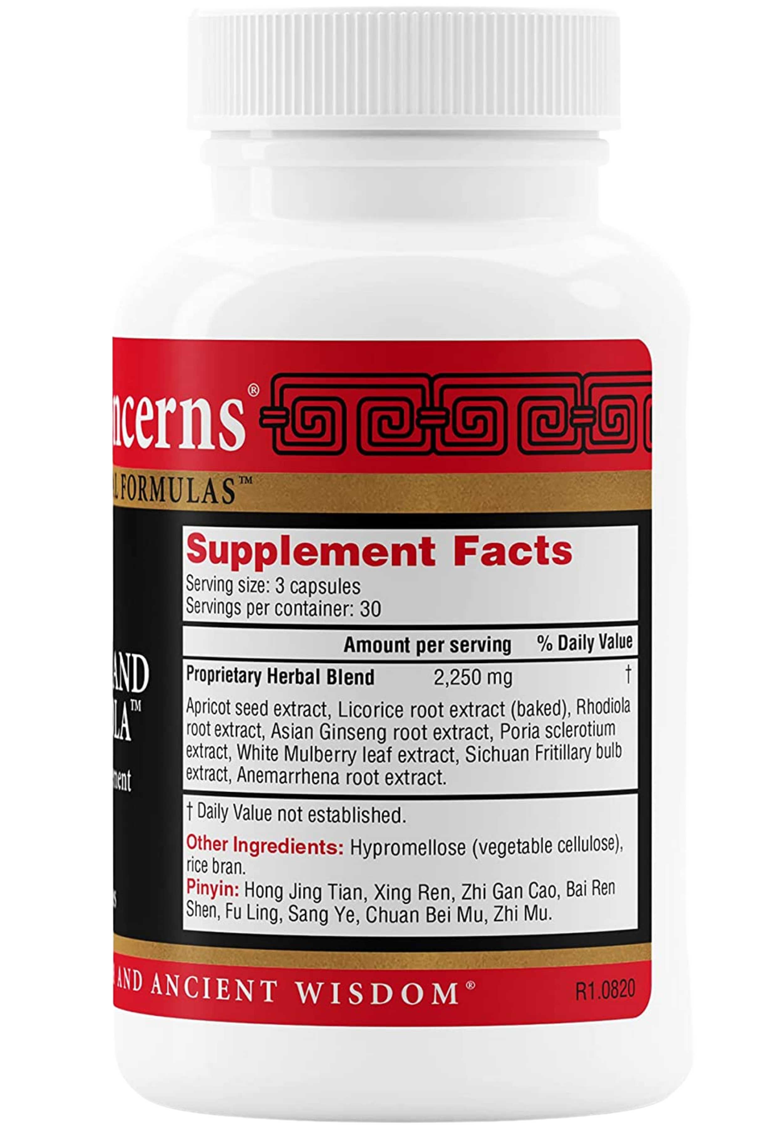 Health Concerns Ginseng and Rhodiola Ingredients