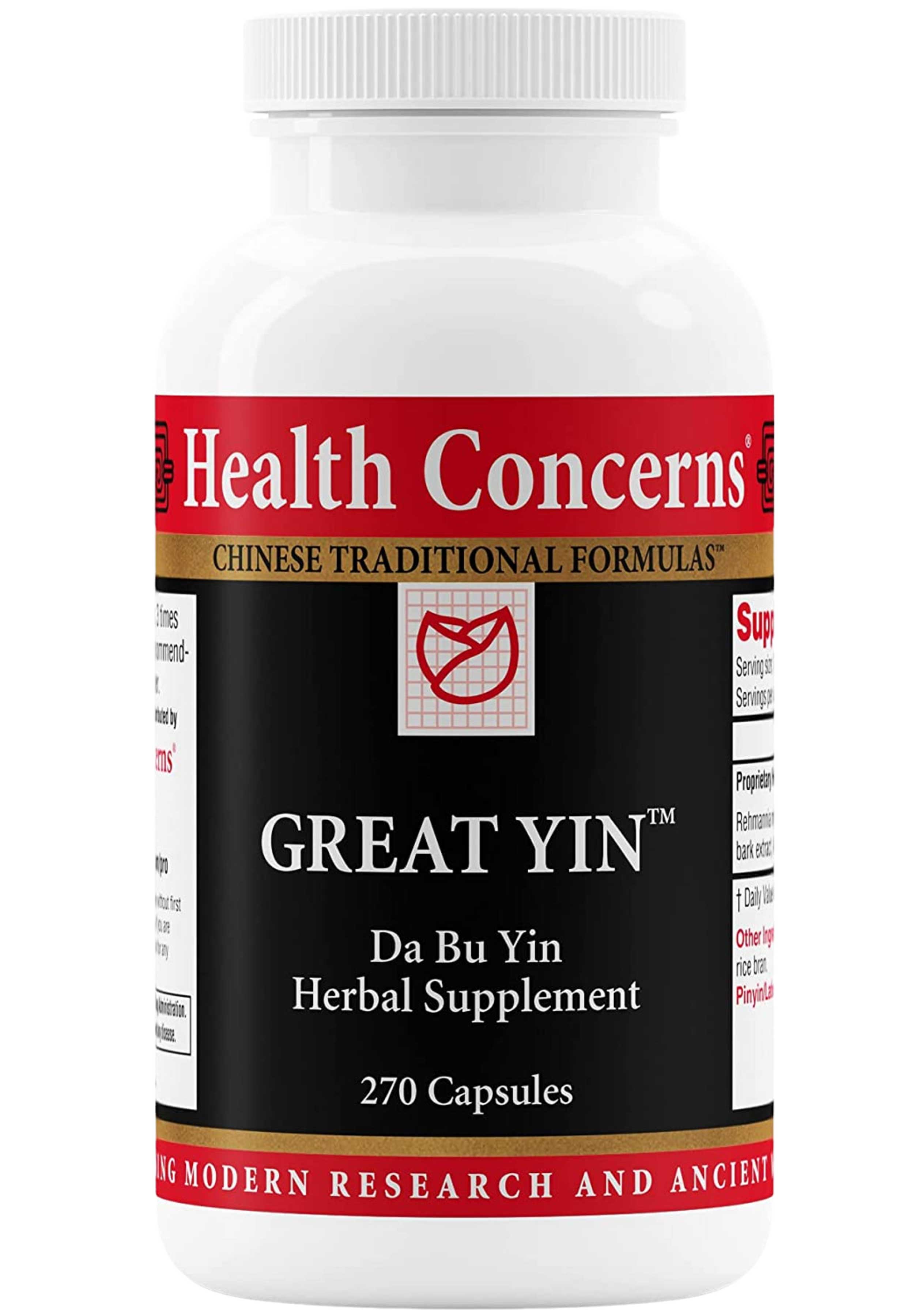 Health Concerns Great Yin