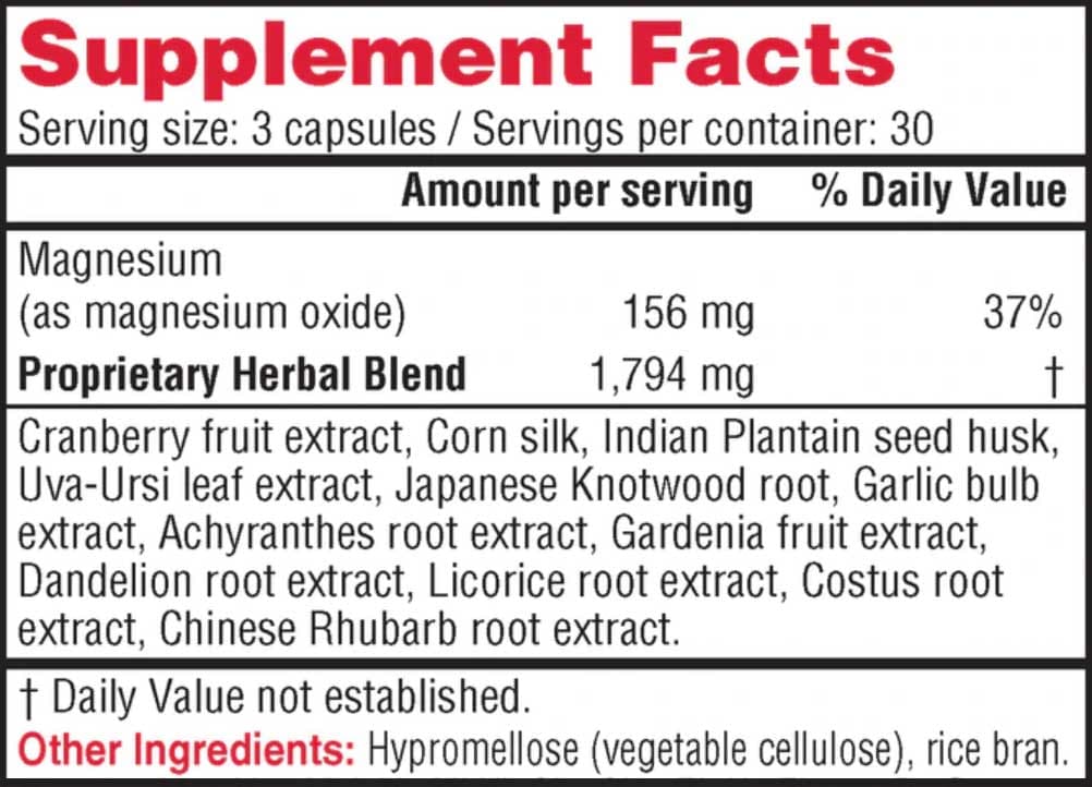 Health Concerns Man Yue Mei Clearing Ingredients