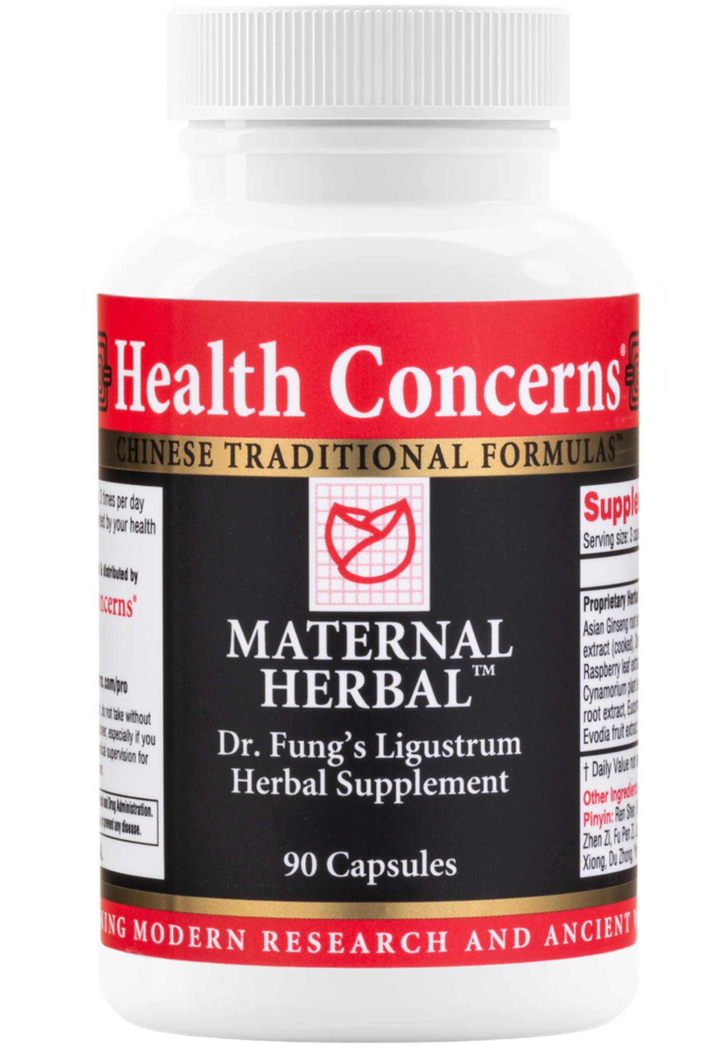 Health Concerns Maternal Herbal