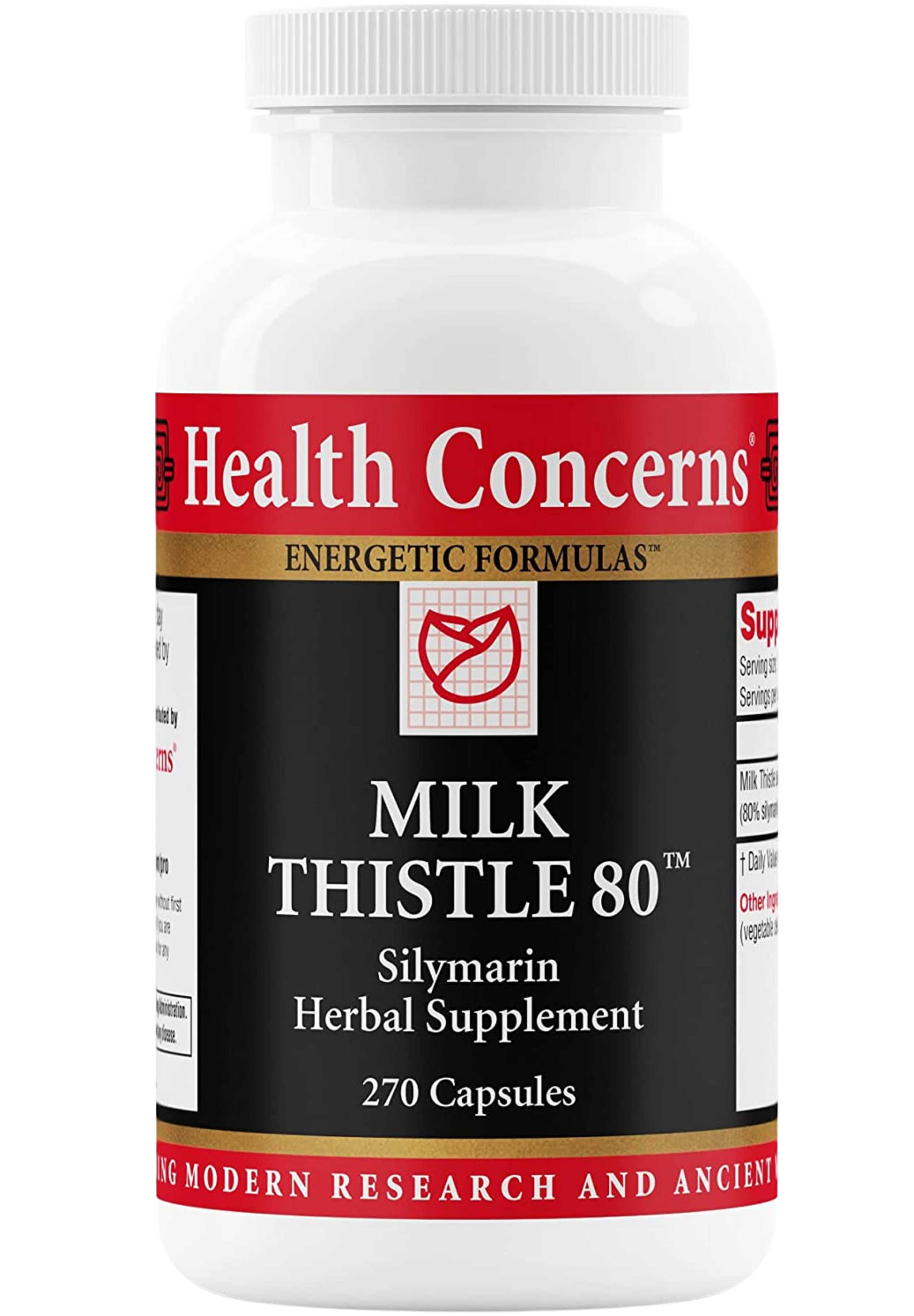 Health Concerns Milk Thistle 80