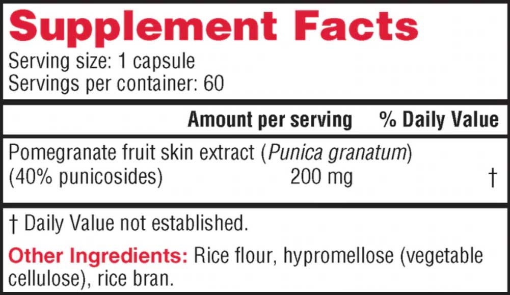 Health Concerns Pomexcellent Ingredients