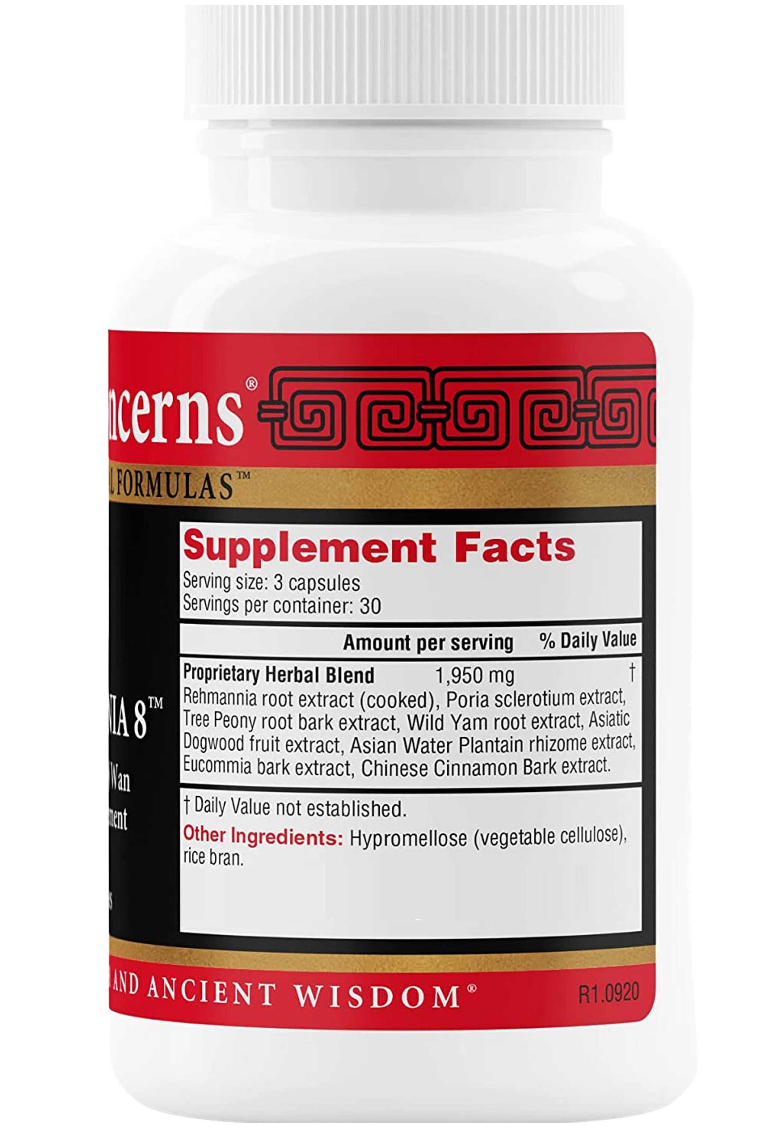 Health Concerns Rehmannia 8 Ingredients