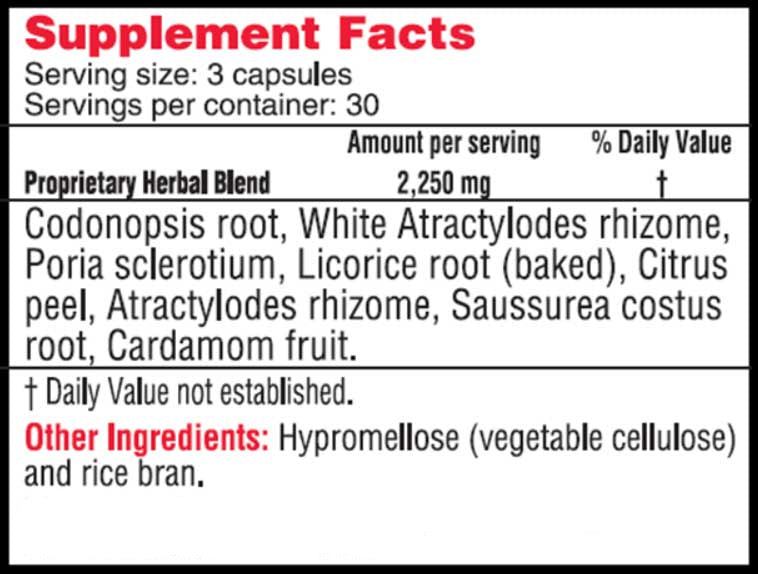 Health Concerns Six Gentlemen Ingredients