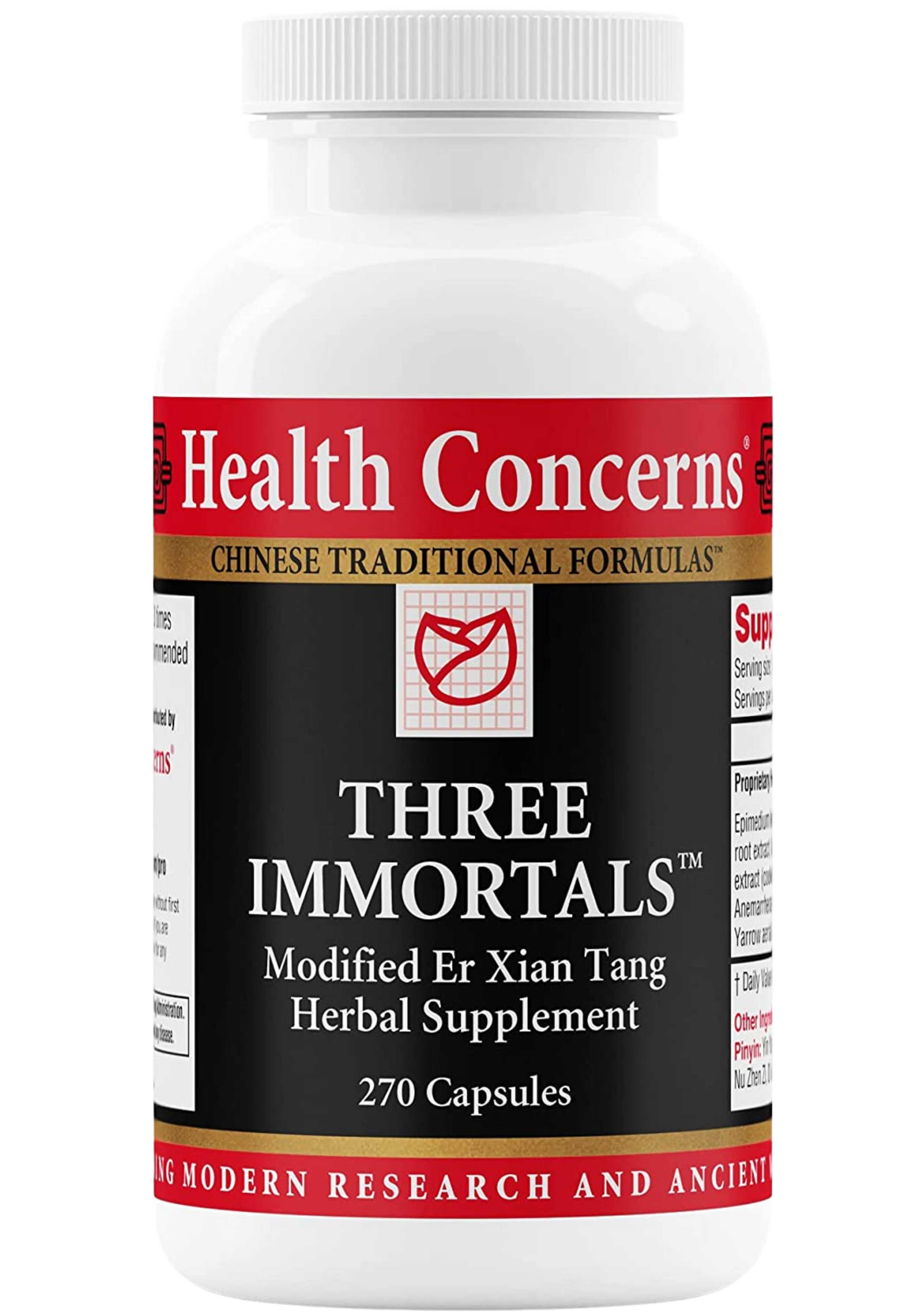 Health Concerns Three Immortals